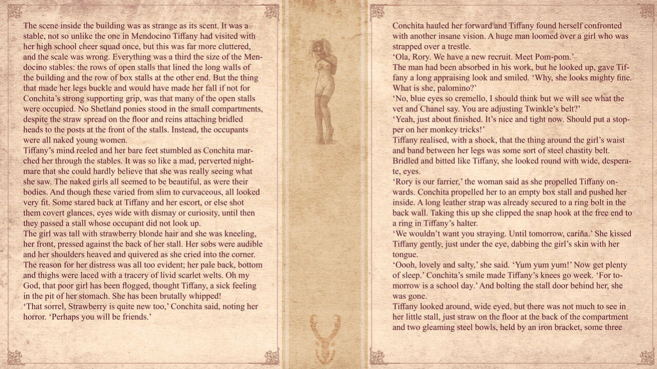 [Formant (0Formant0)] Bridles and Branding (The Story of Tiffany: Cheerleader to Ponygirl)