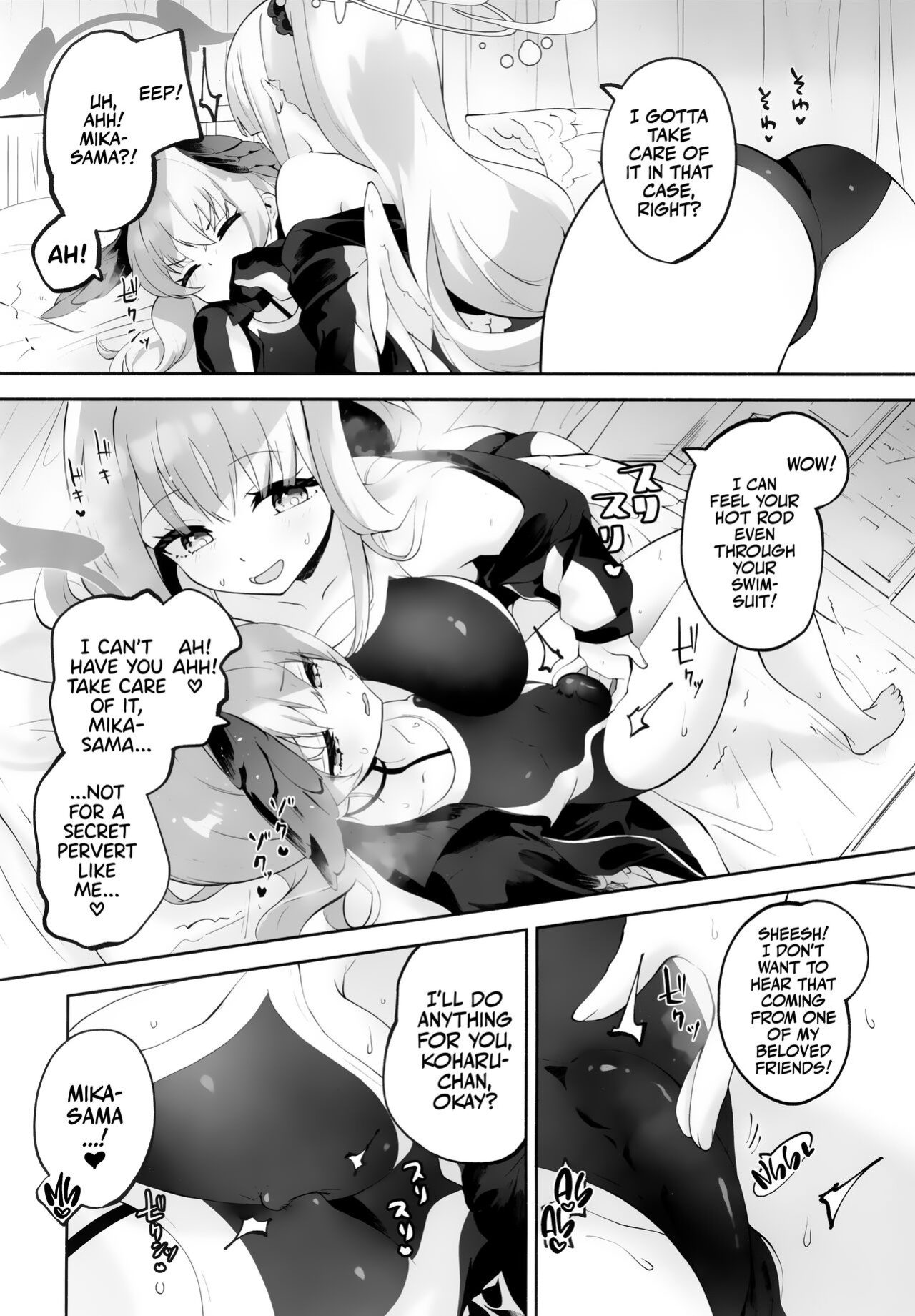 (C103) [Hatogoya (Hatoharu)] Koharu-chantte Sounanda! (Blue Archive) [Team Rabu2]