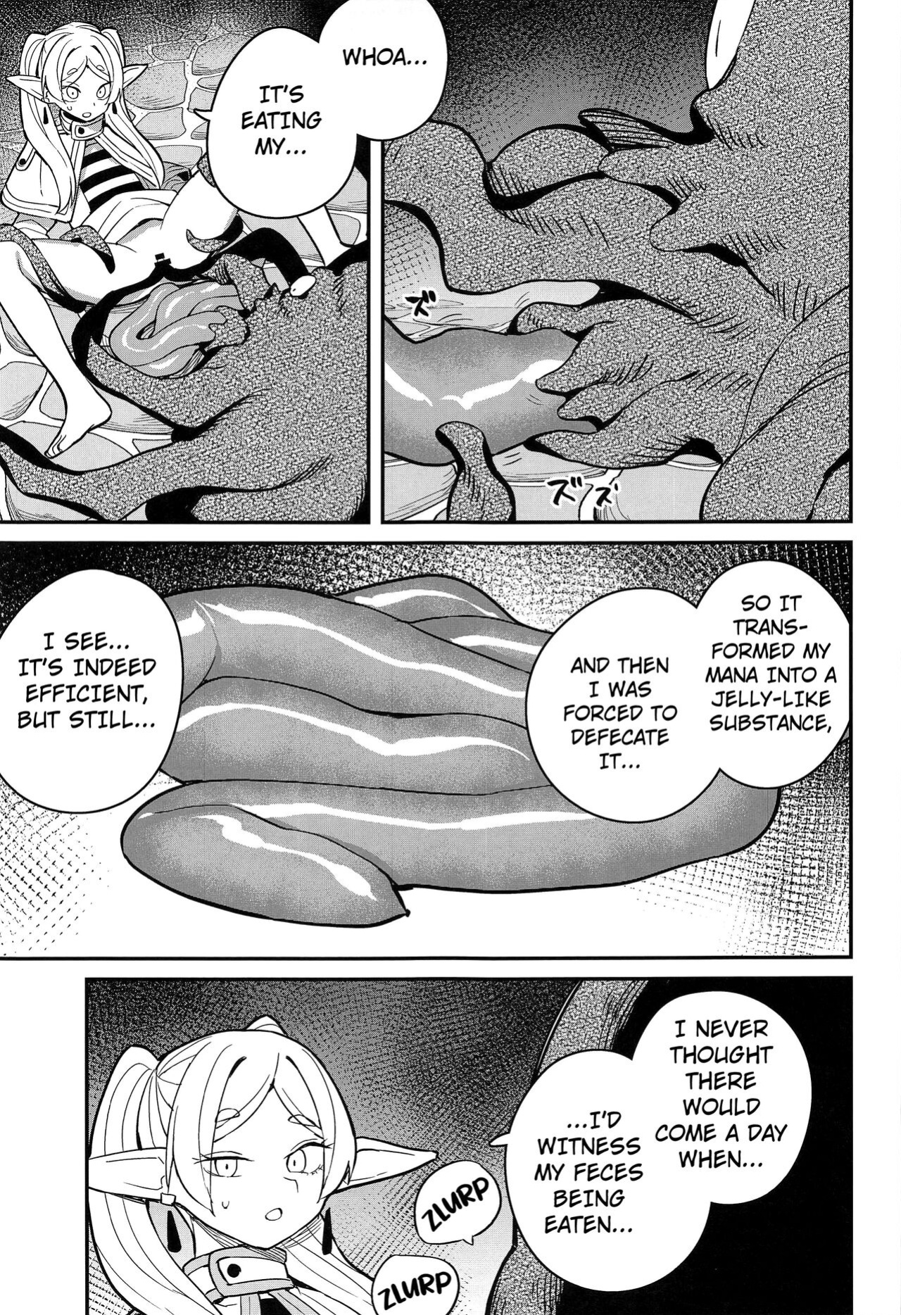 (C103) [Tanaka-ke no Kamo (Tanaka Ahiru)] Otoshiana kara no Dasshutsu (Sousou no Frieren) [Kuraudo]