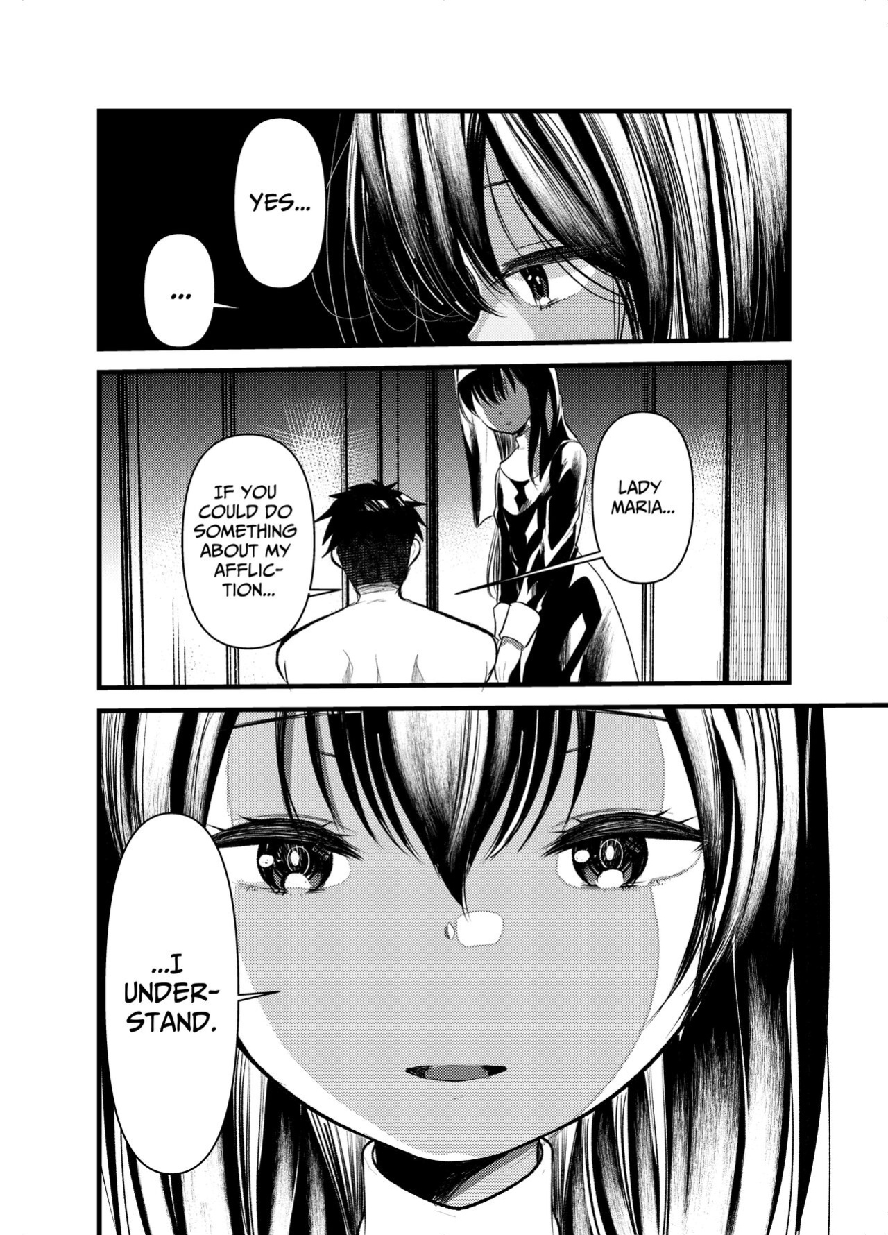 [Amaichigo (Kameyoshi Ichiko)] Kurokami no Maria-sama | Ejaculation Controlled MegaCUM Handjob From The Holy Mother [Benri]