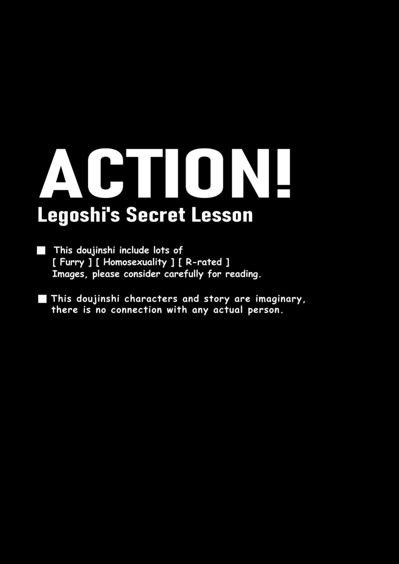 [KUMAK.COM (KUMAK)] ACTION! - Legoshi's Secret Lesson (Uncensored) (HD)