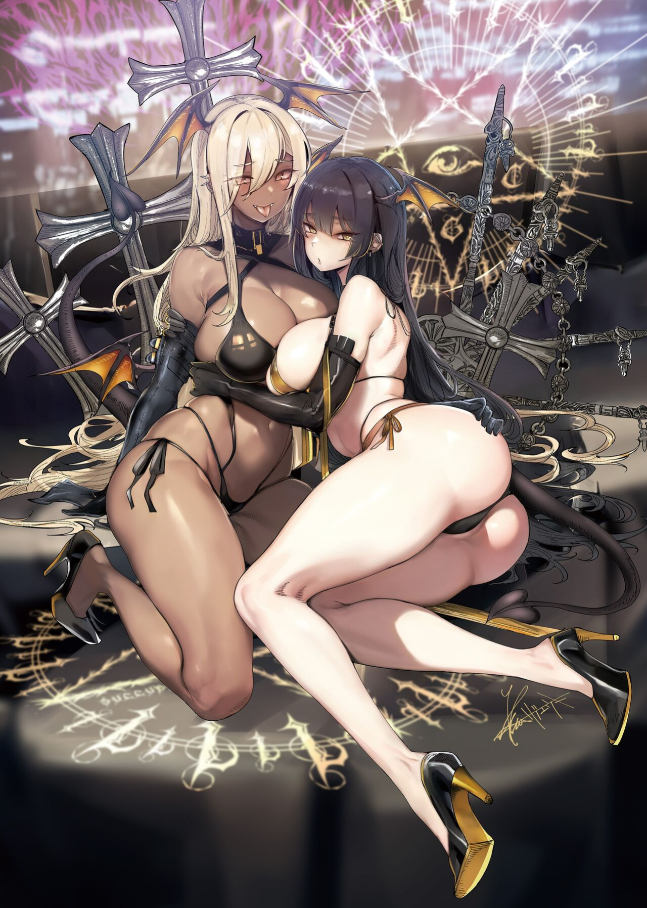 [L.G.C. (Ribyuhki)] Succubus o Shoukan Shitara, Gal Deshita. [Selcouth]