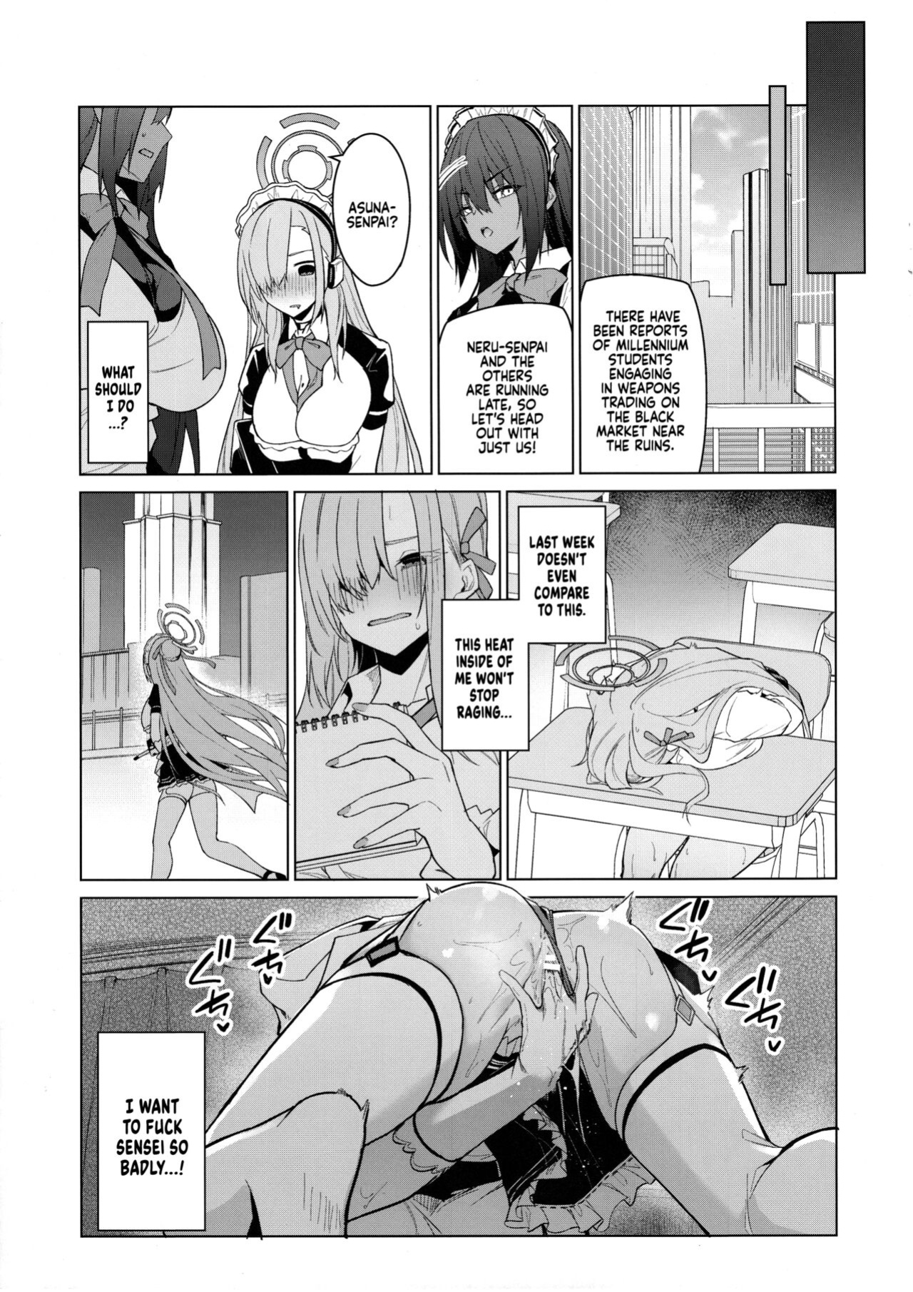 (C103) [Jun Tokuchuu Kuro Mask (Hetaren)] Asuna to Isshuukan Go ni. | With Asuna after a week apart. (Blue Archive) [Coffedrug]