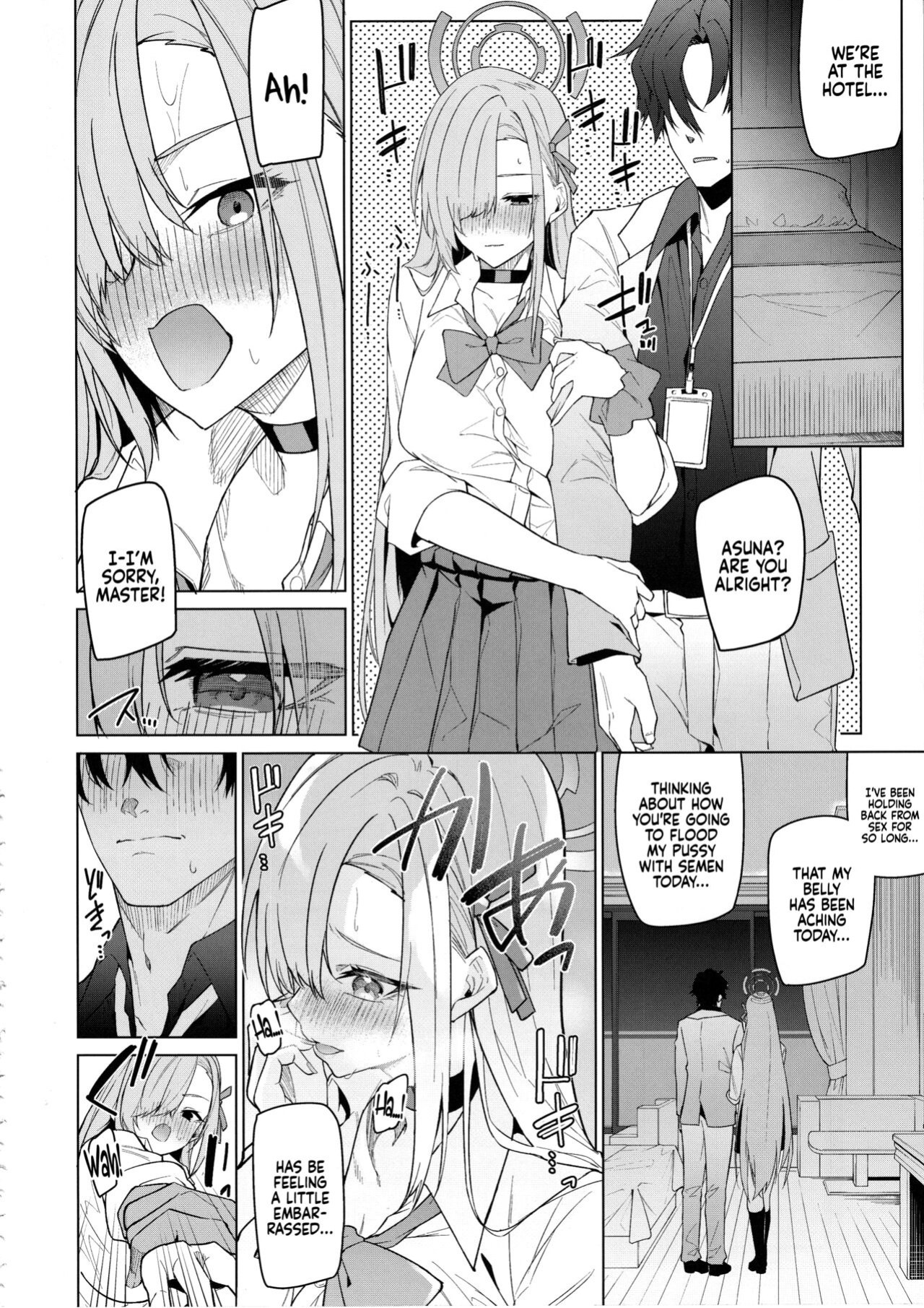 (C103) [Jun Tokuchuu Kuro Mask (Hetaren)] Asuna to Isshuukan Go ni. | With Asuna after a week apart. (Blue Archive) [Coffedrug]