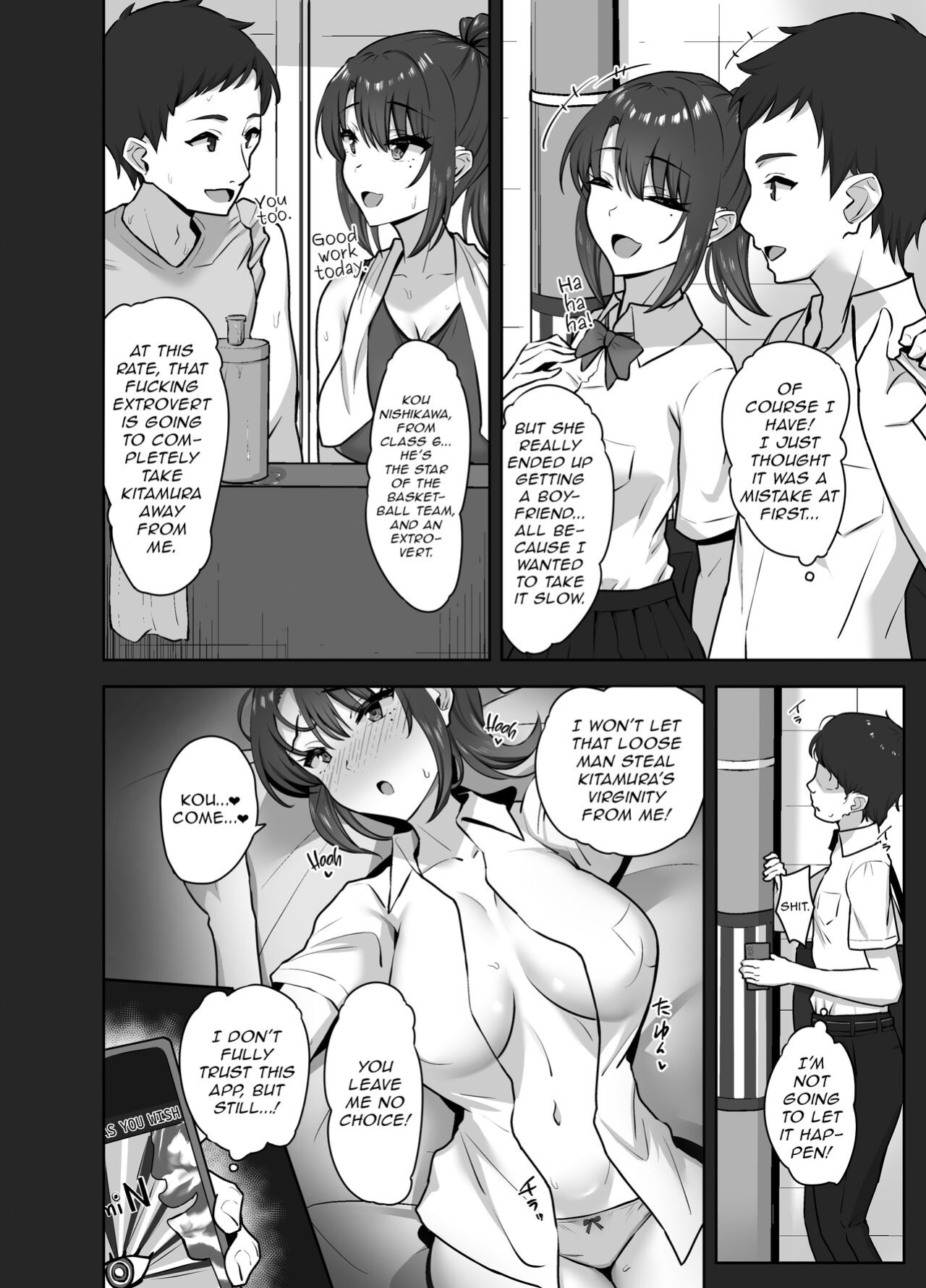 [Mocchimochiya (caruta)] Bukatsu-go wa Seishori gakari ‐Kanojo no Hajimete wa Boku no Mono‐ | After Club Activities: Sexual Relief Duties -Her first time is mine- [Kinsei Translations]