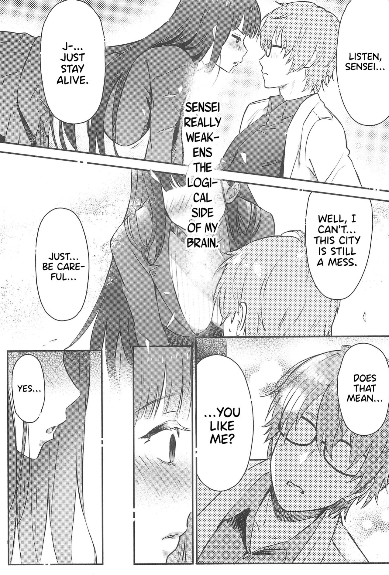 (C102) [Shiro no Ie (Yochiki)] Rio-chan wa Otosaretai. | Rio Wants to Fall in Love. (Blue Archive) [ConTL]