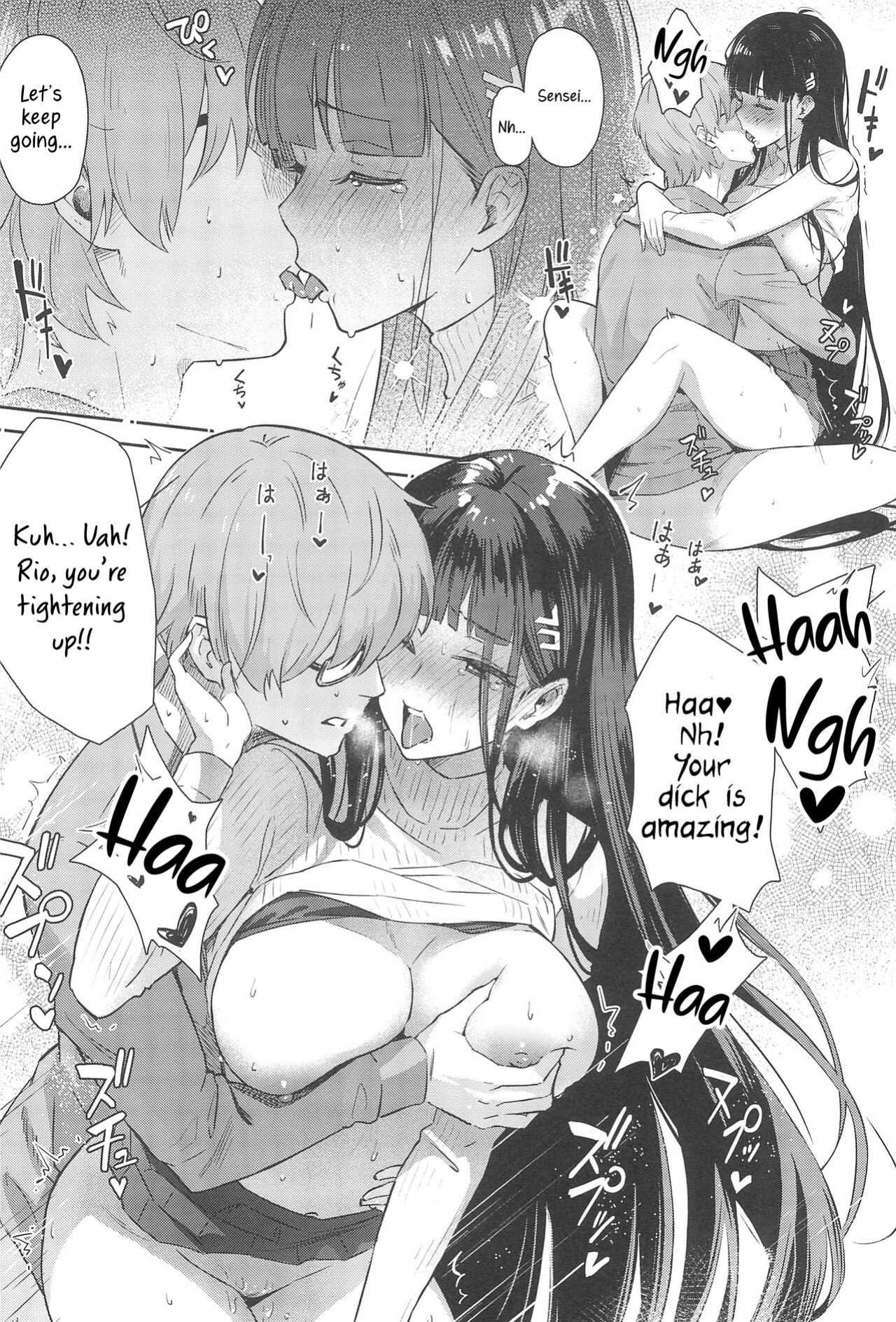 (C102) [Shiro no Ie (Yochiki)] Rio-chan wa Otosaretai. | Rio Wants to Fall in Love. (Blue Archive) [ConTL]