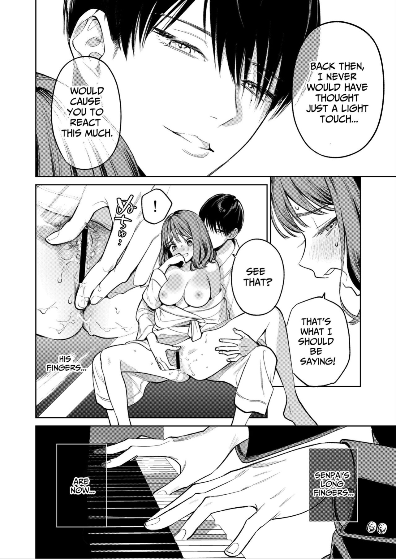 [THE Waidan (Uruh Akua)] Senpai, Sonna no Shiranai desu ~Bansou shite ita Kare no Yubi wa Ima, Watashi no Naka o Midashiteru~ | Senpai, I Don't Know About That - His Fingers That Were Accompaniment are now Disturbing my Vagina