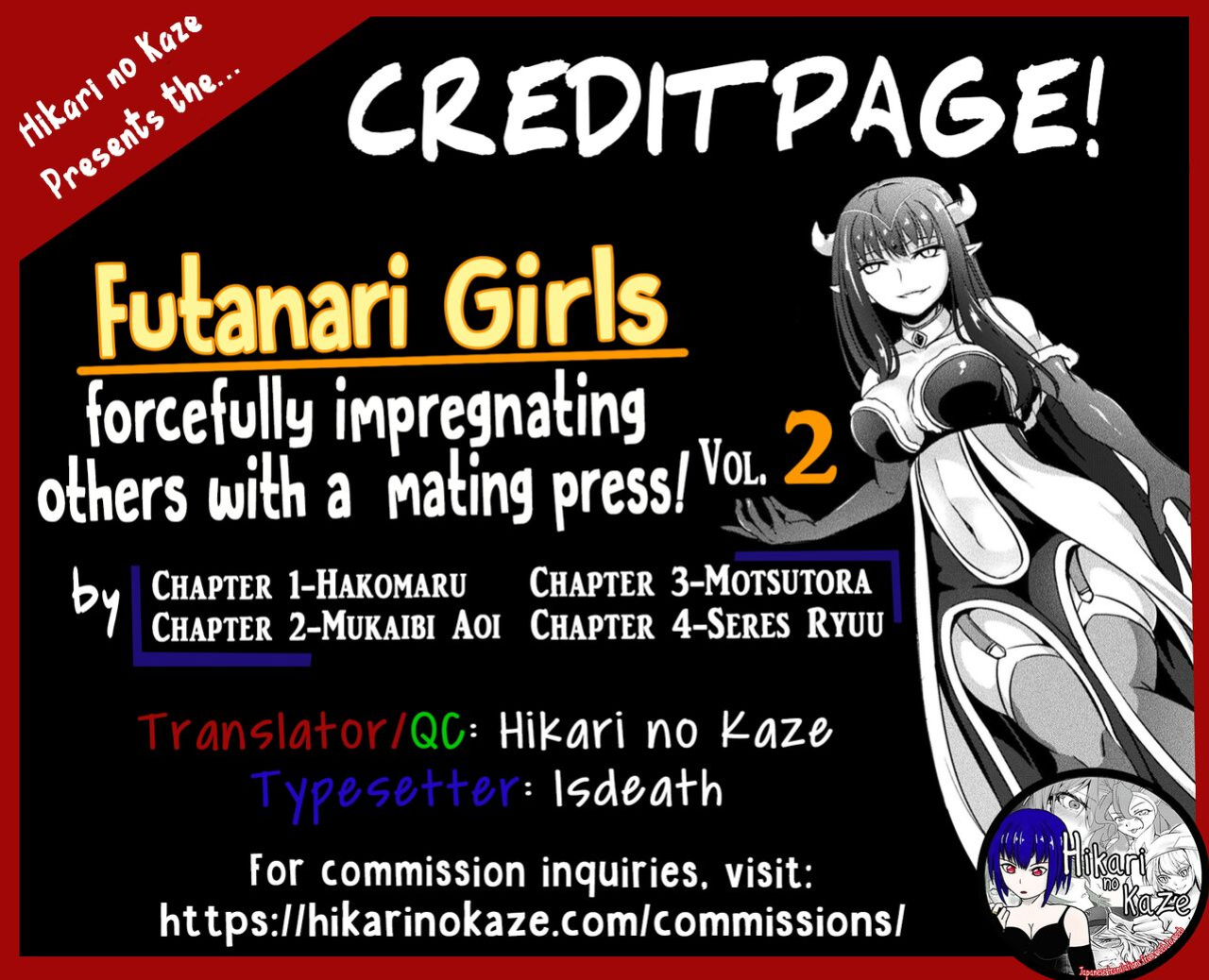 [Anthology] 2D Comic Magazine Futanarikko no Tanetsuke Press de Kyousei Haramase! Vol. 2 | Futanari girls forcefully impregnating others with a mating press! Vol. 2