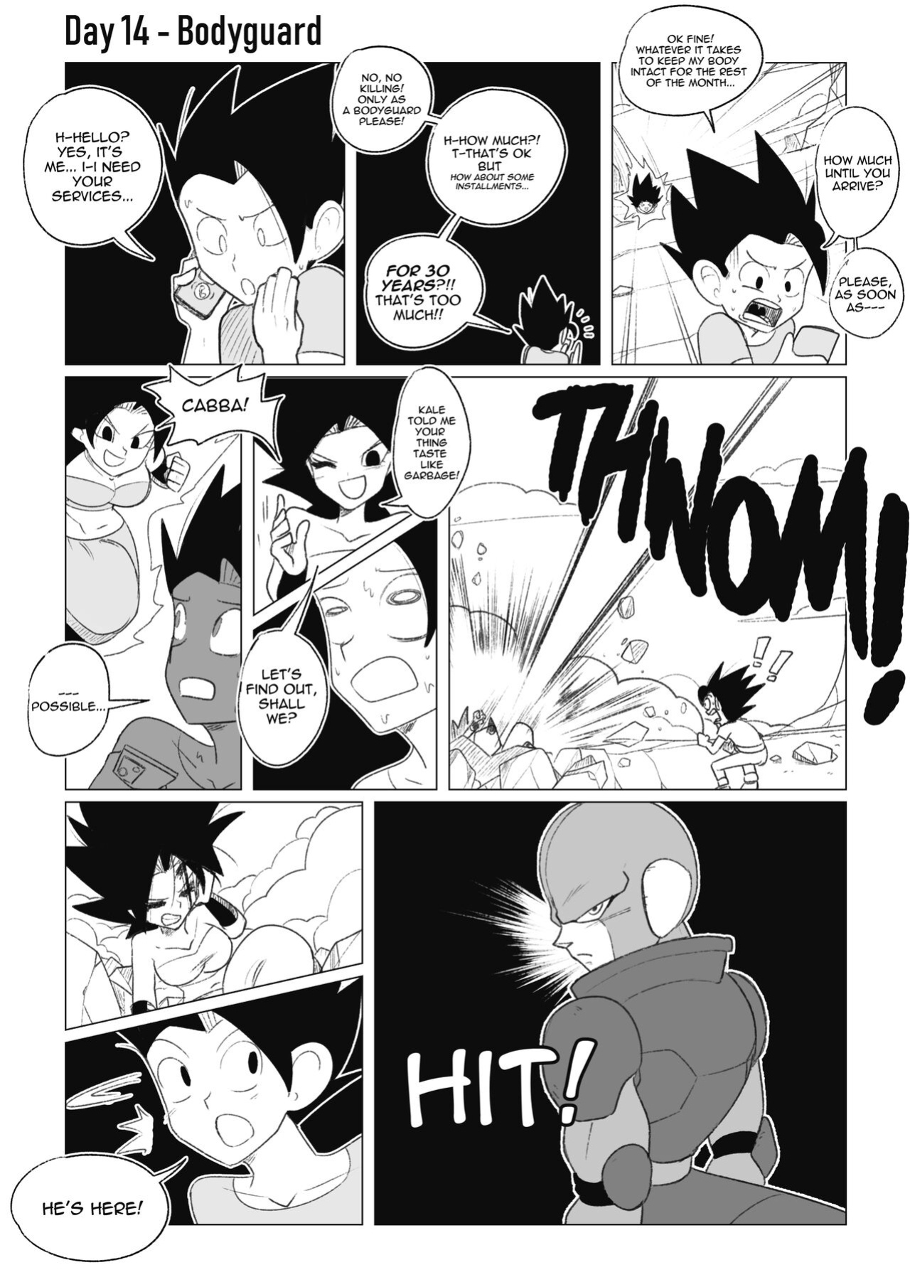 [Navietta] Teasing Cabba (Dragon Ball)