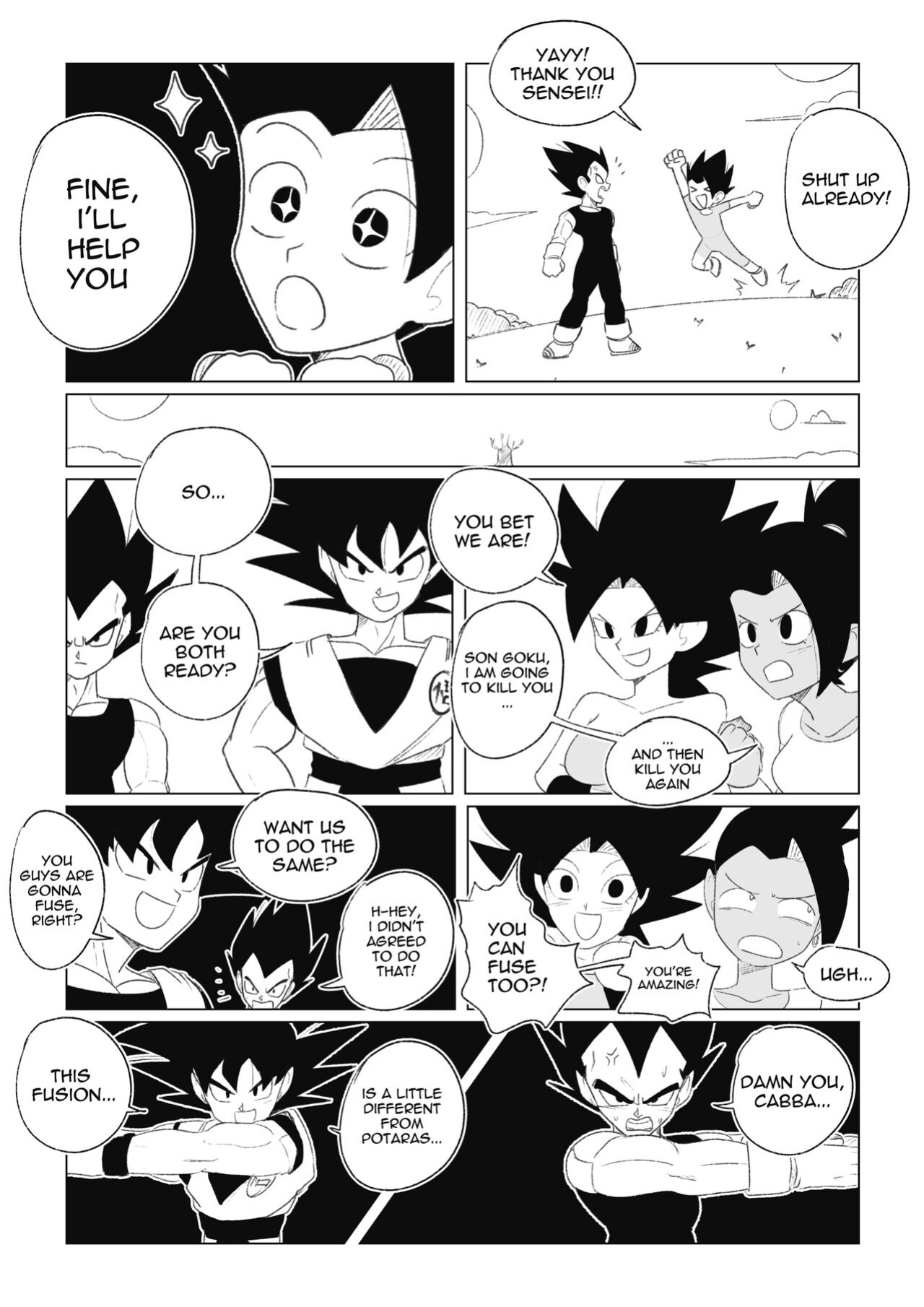 [Navietta] Teasing Cabba (Dragon Ball)
