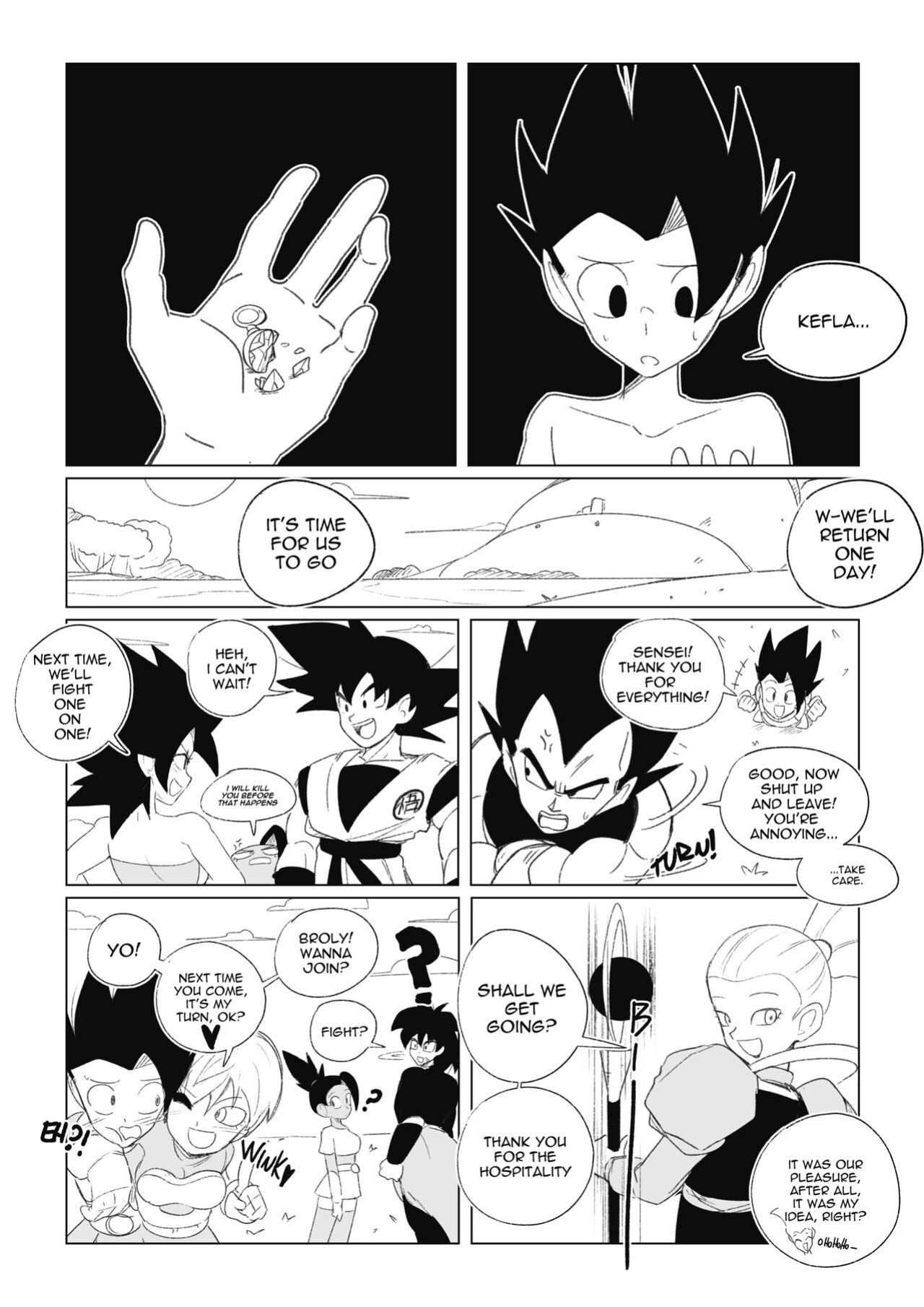 [Navietta] Teasing Cabba (Dragon Ball)