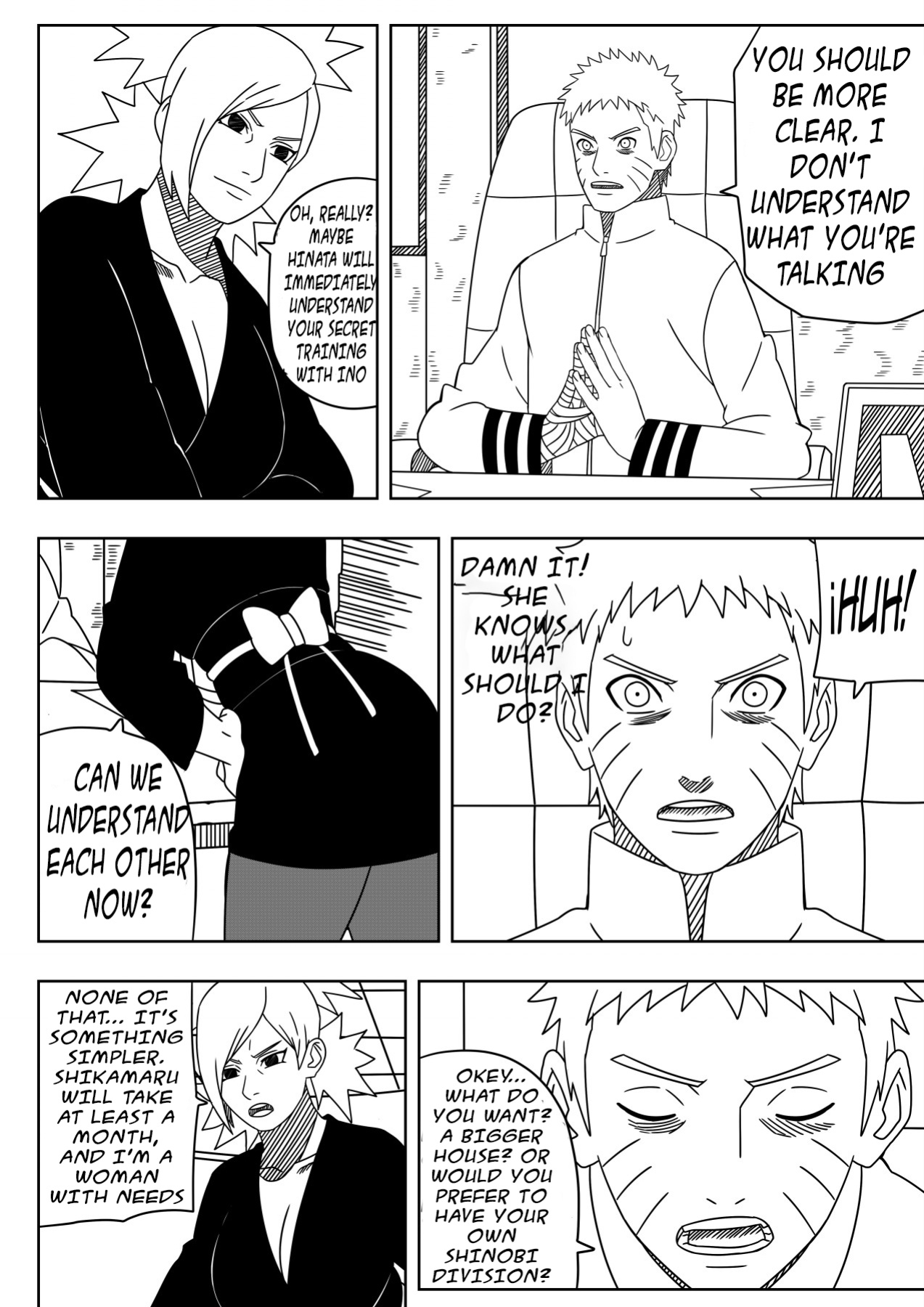 [NinRubio] Hanabi's Wish, And Temari's Move (Naruto)