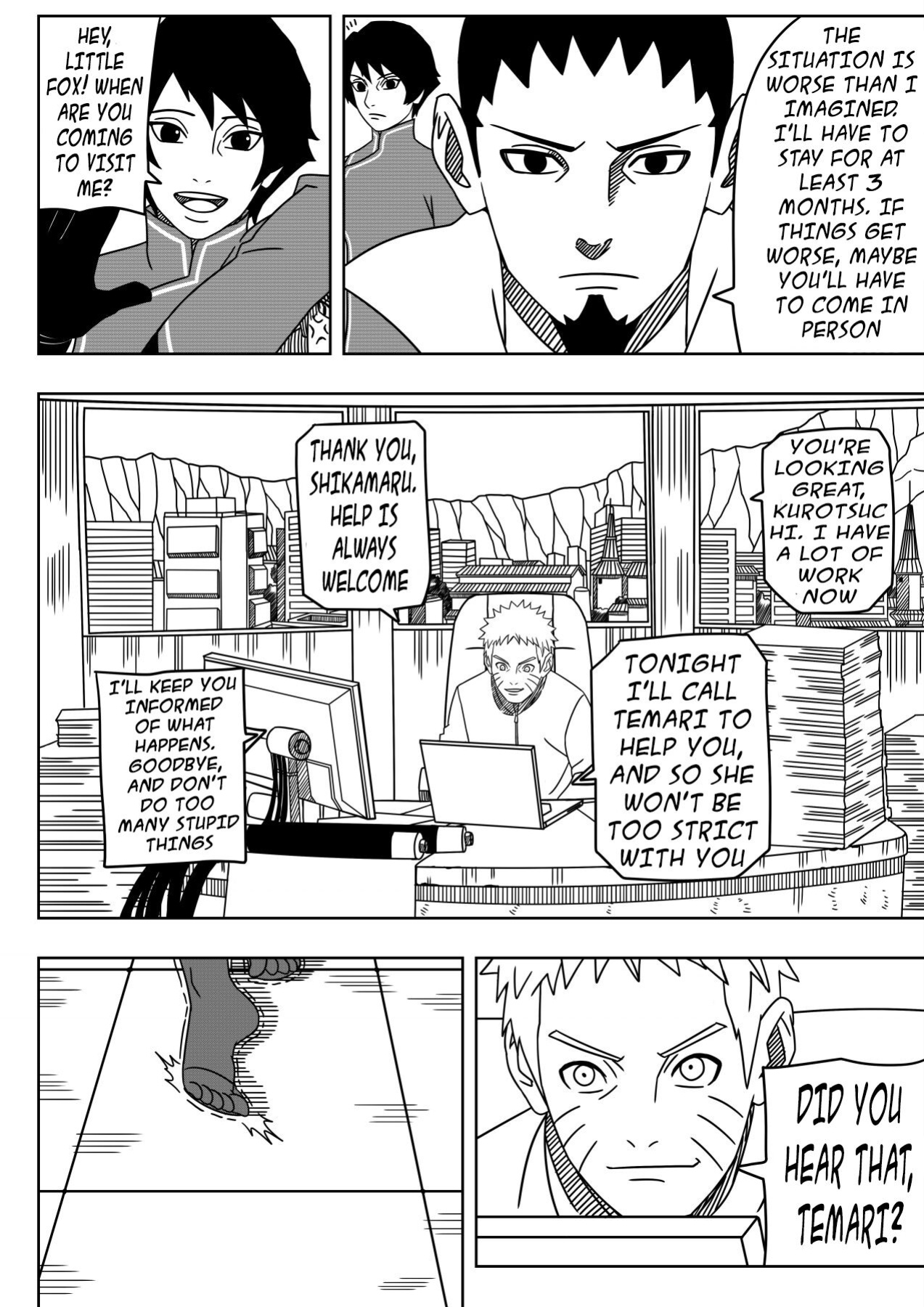 [NinRubio] An Unexpected Visit (Naruto)