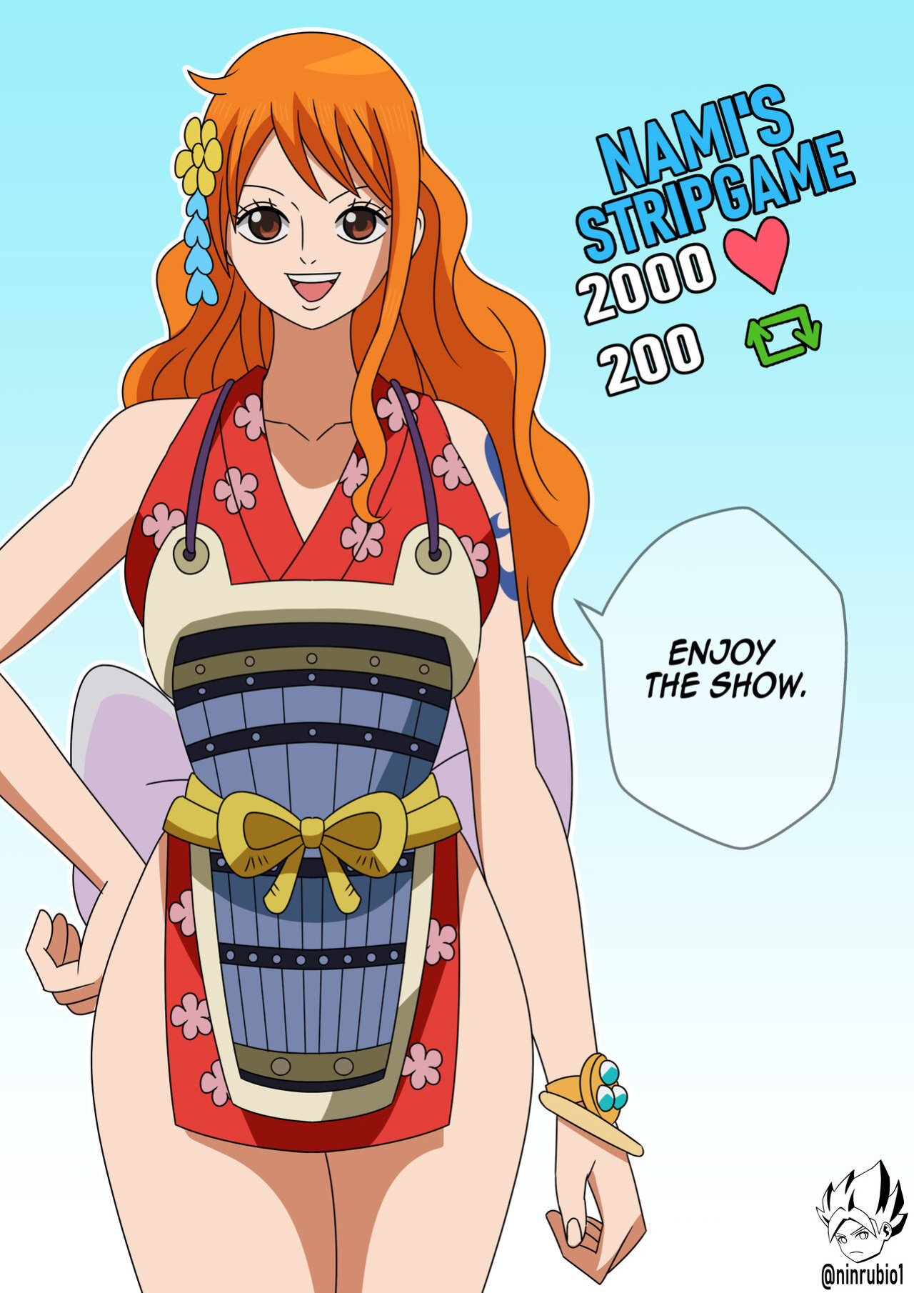 [NinRubio] Nami's Stripcase (One Piece)