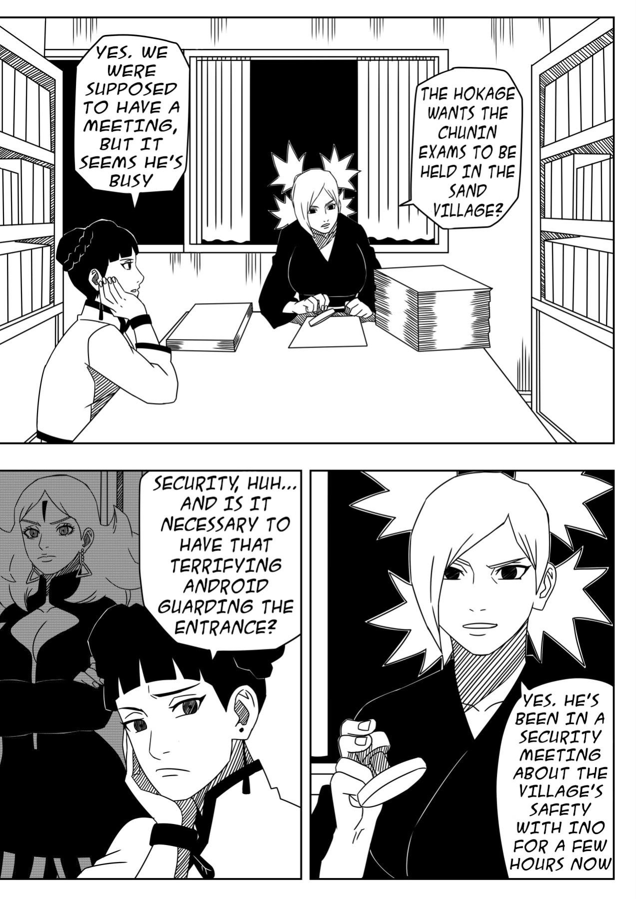 [NinRubio] Office Work (Naruto)