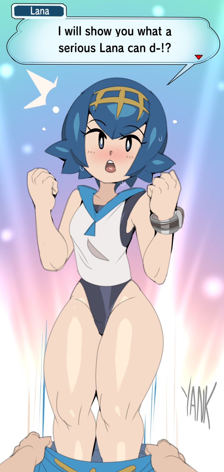 [CaptainKirb] Lana (SunMoon) vs Swimmer (Pokemon)