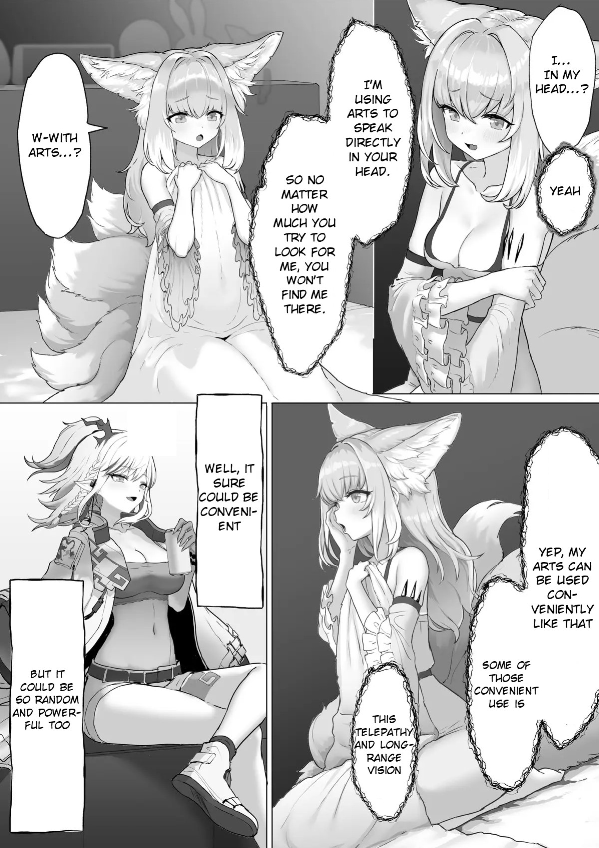 [Blacktan] Gotsugou Nouryoku wo Te ni Ireta N*an ga, Rh*des de Mechakucha Suru Hanashi Bangaihen: S*zuran | Nyan who Gained a Convenient Ability Makes a Mess out of Rhodes Island, Extra Edition: Suzuran