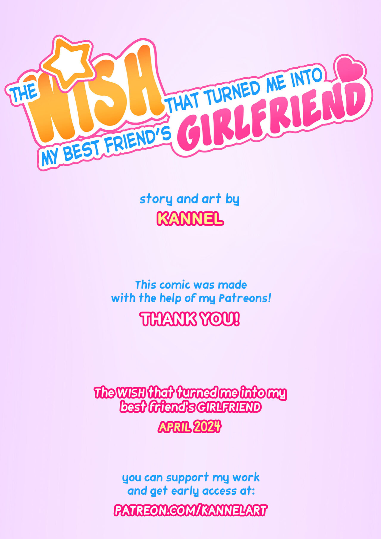 [Kannel] The Wish That Turned Me Into My Best Friend's Girlfriend