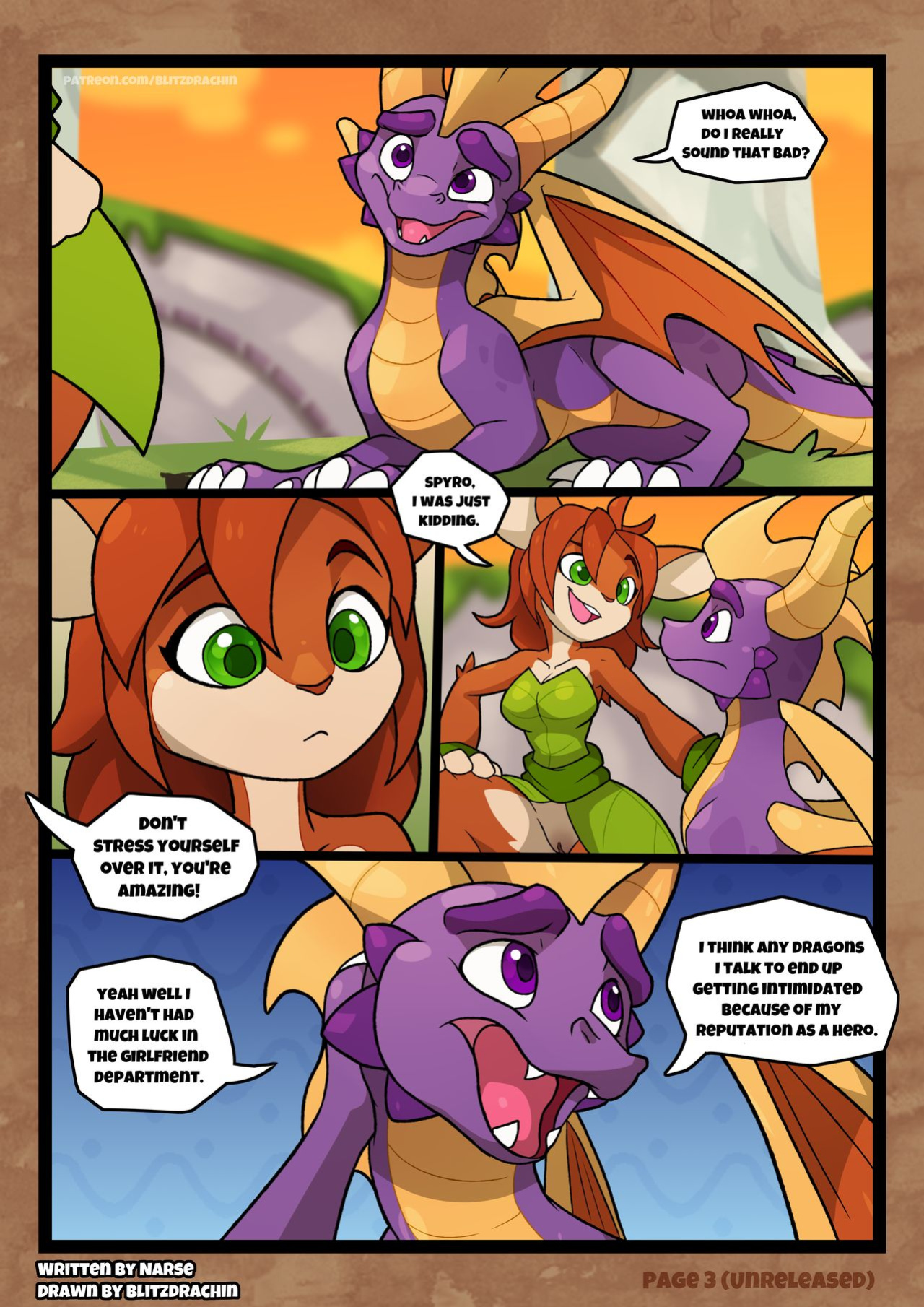 [Blitzdrachin] A Time with the Hero (Spyro the Dragon)