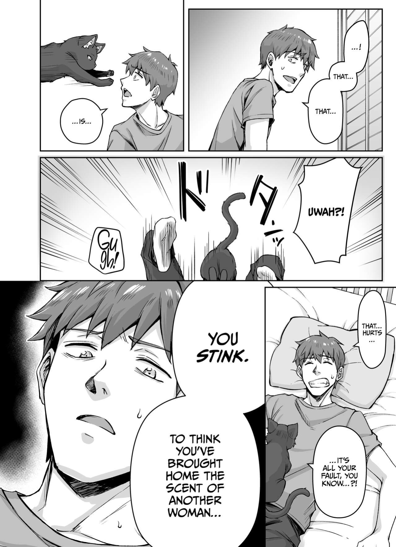 [KOYUKI-ya (Koyuki, Yaki Tomato)] Uchi no Yandere na Kaineko-chan ni Mechakucha ni Shiborarechau Hanashi
