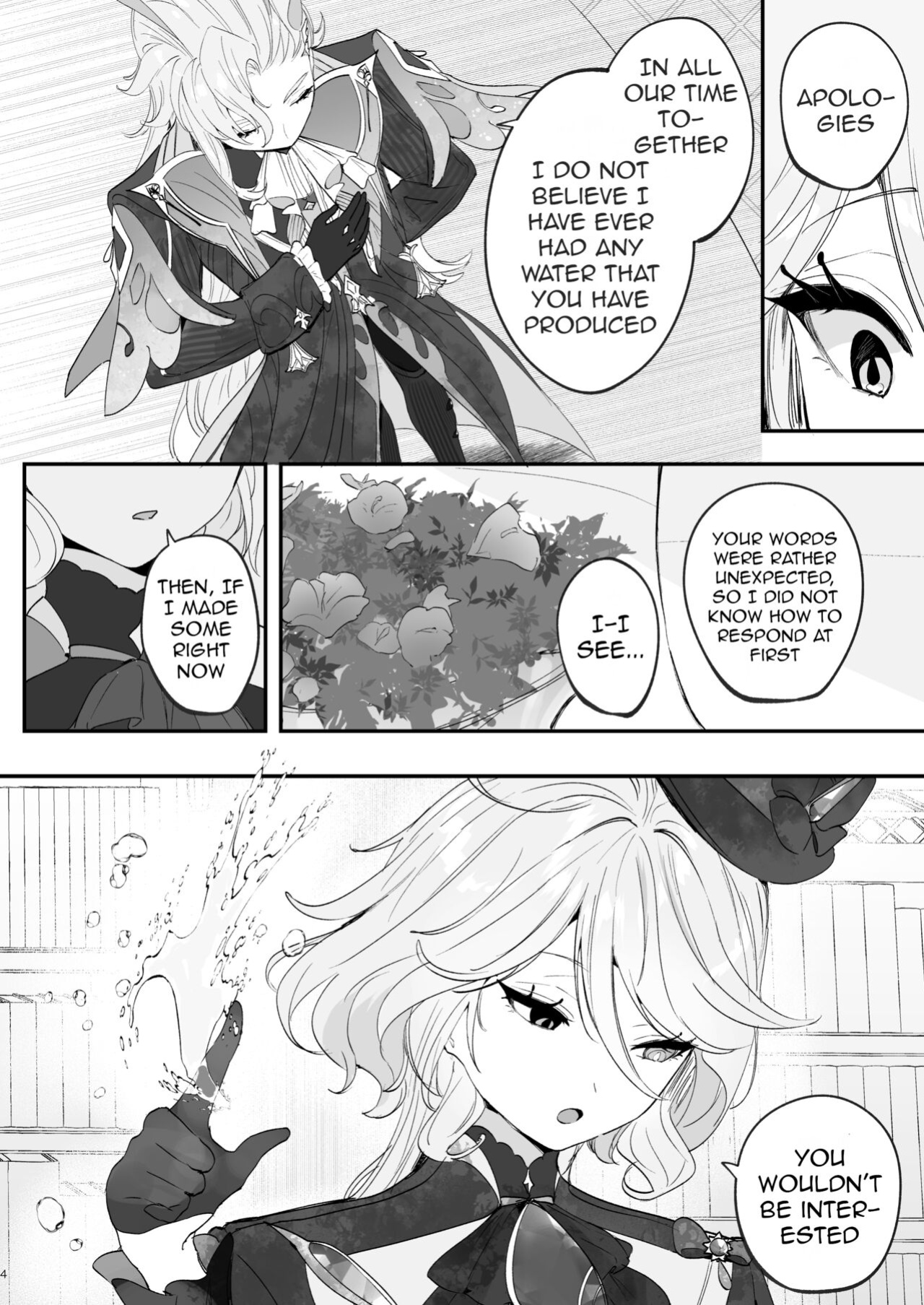 [STRAWBERRY SLIME EXHIBITION (Ichigono Rei)] Mizu wa Saigo ni Itadakou - I'll Have the Water Last (Genshin Impact)