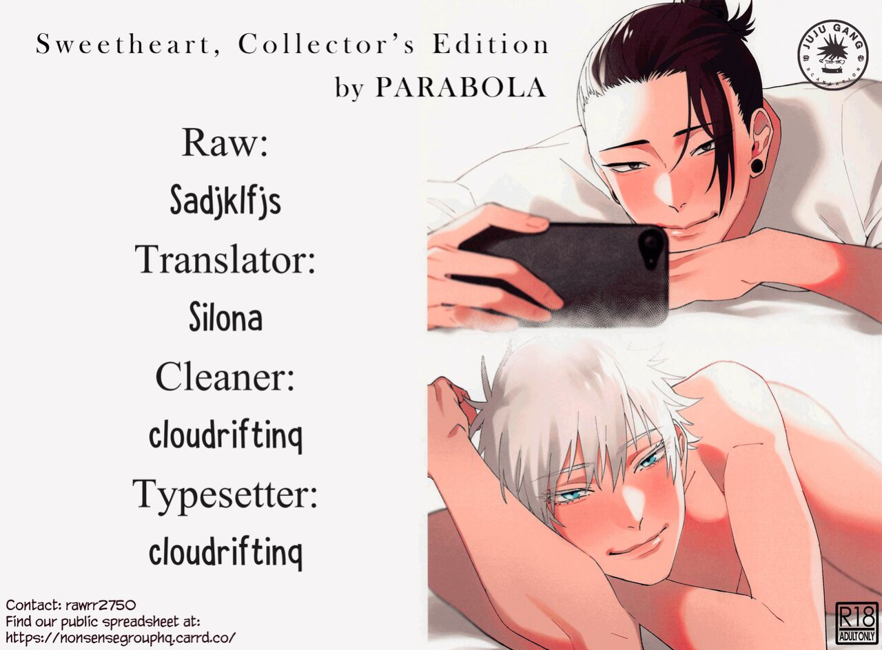 (Yougen 8) [PARABOLA (Yanase Seno)] Kawaii Kimi, Eikyuu Hozonban. | Sweetheart, Collector’s Edition (Jujutsu Kaisen) [Juju Gang Scanlation]