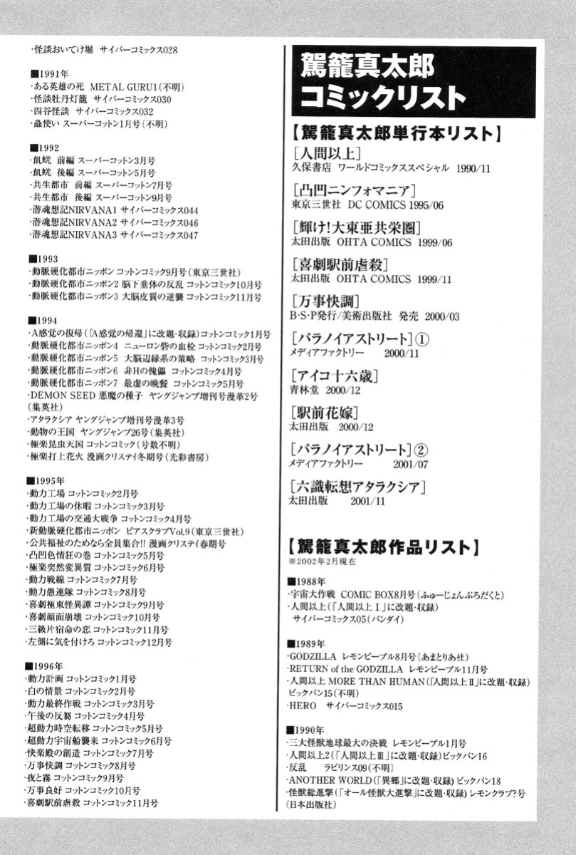 [Kago Shintarou] Choutennou Parataxis | Super-Conductive Brains Parataxis