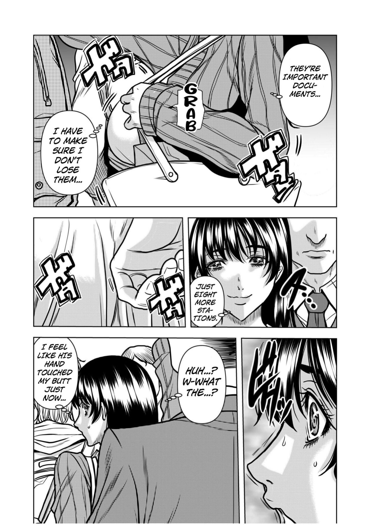 [Tachibana Naoki] Nure Teru Ne… Chikan Sa Rete Kanji Chatteta ~ Otto No Jōshi Ni Nando Mo Moteasoba Reta Kedamono SEX Chapter 1