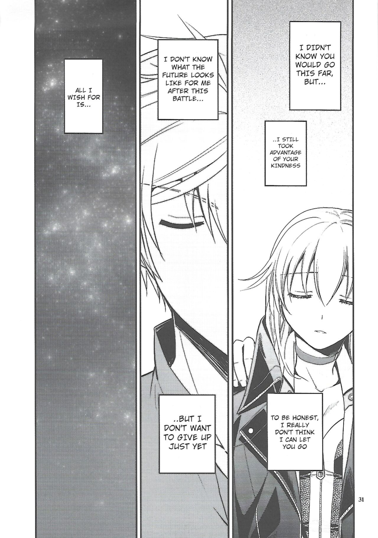 (C96) [C.A.T (Morisaki Kurumi)] Hoshi no Shita de Koinegau (The Legend of Heroes: Sen no Kiseki)