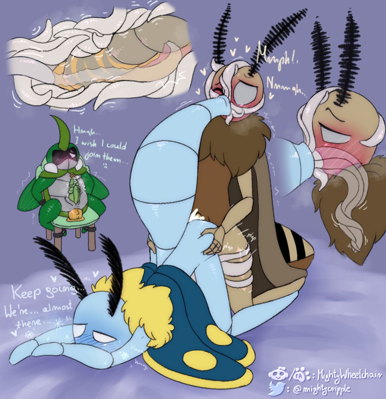 [MightyWheelchair] Leif Introduces Kabbu to Many Squirmy Friends