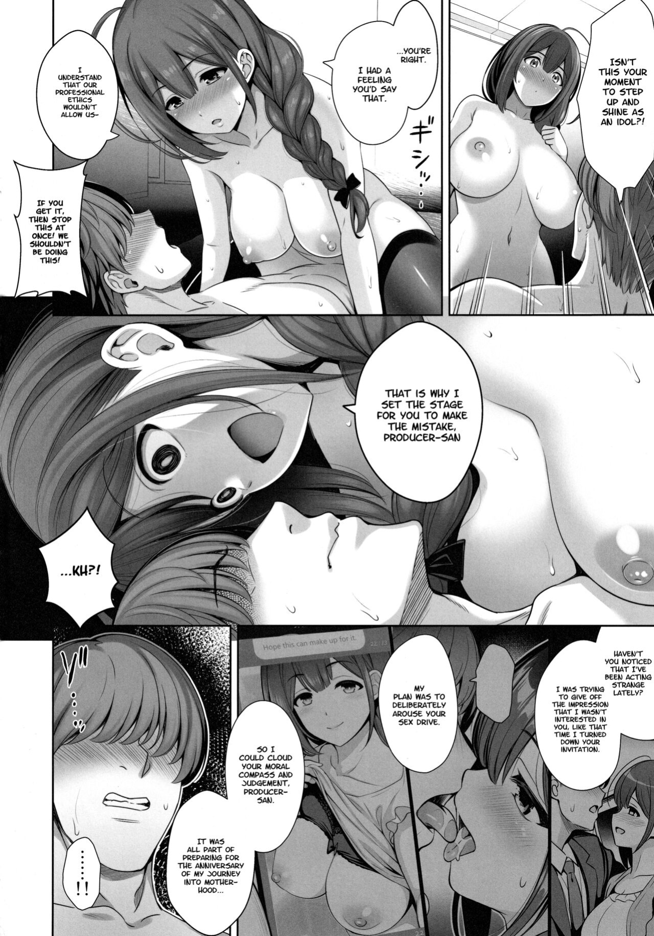 (C101) [Goromenz (Yasui Riosuke)] Kuwayama Chiyuki wa Haramitai | Chiyuki Kuwayama wants to get pregnant (THE iDOLM@STER: Shiny Colors) [Project Valvrein]