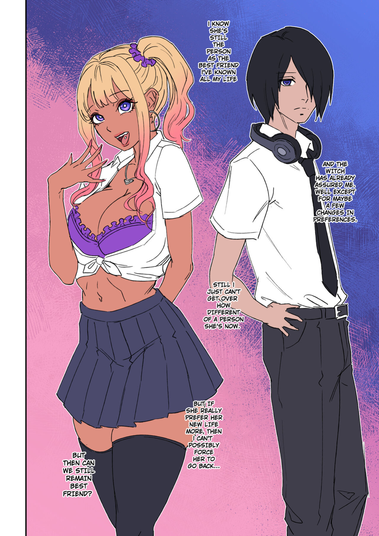[Arisane] My Shy Best Friend turned into a Gal Girl
