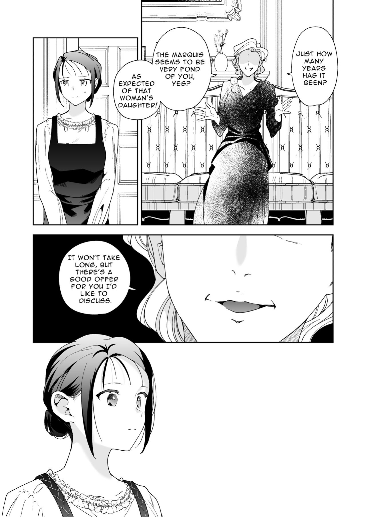 [OTIBA (Momitsu)] Jiki Koushaku-sama ga Itomagoi o Yurusanai | The Up & Coming Marquis Will Not Accept Her Resignation