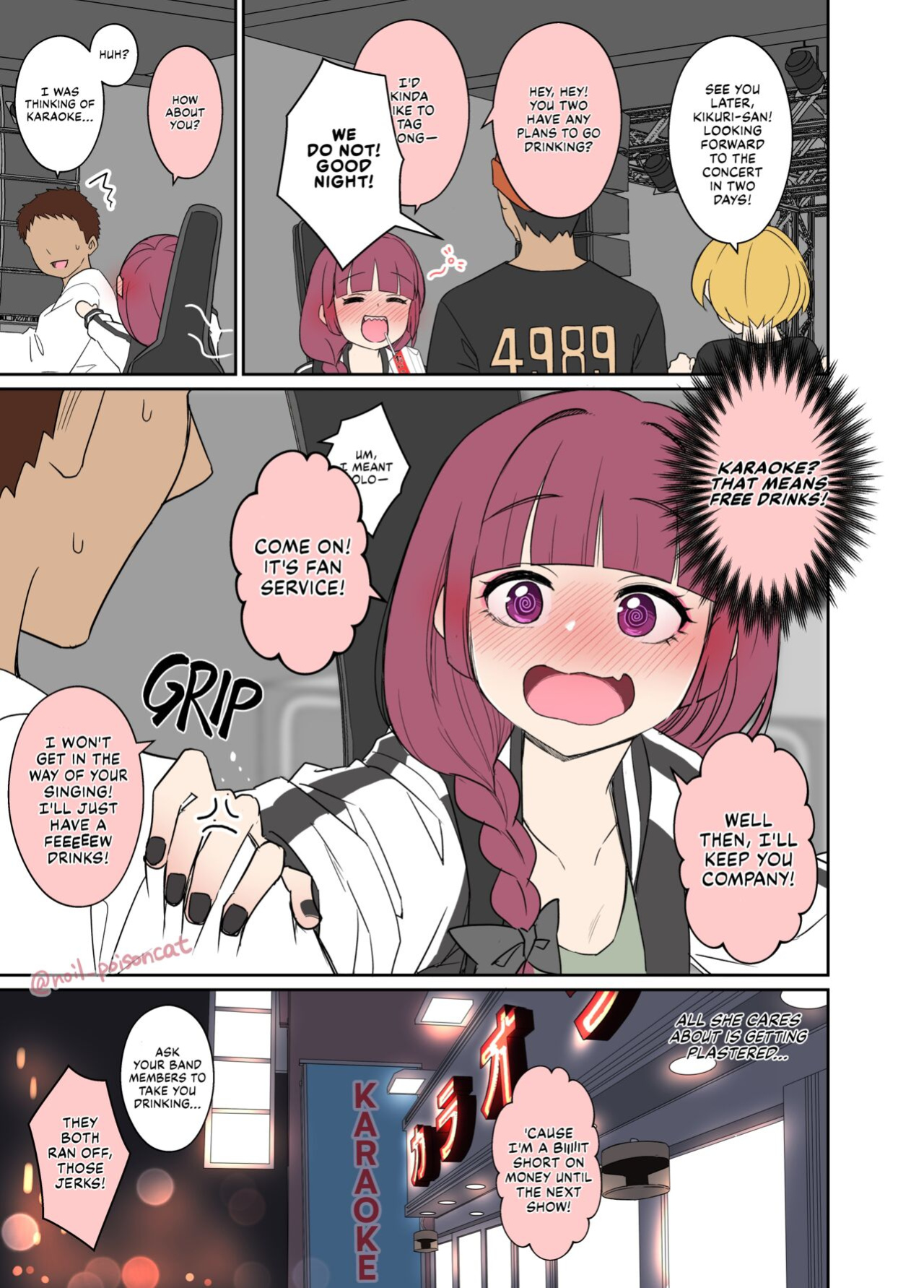 [Dokuneko Noil] Deisui shita Hiroi Kikuri ni Warui Koto o Suru Hanashi | Blackout Drunk Hiroi Kikuri Has a Very Bad Night (Bocchi the Rock!) [Fap It Scans]