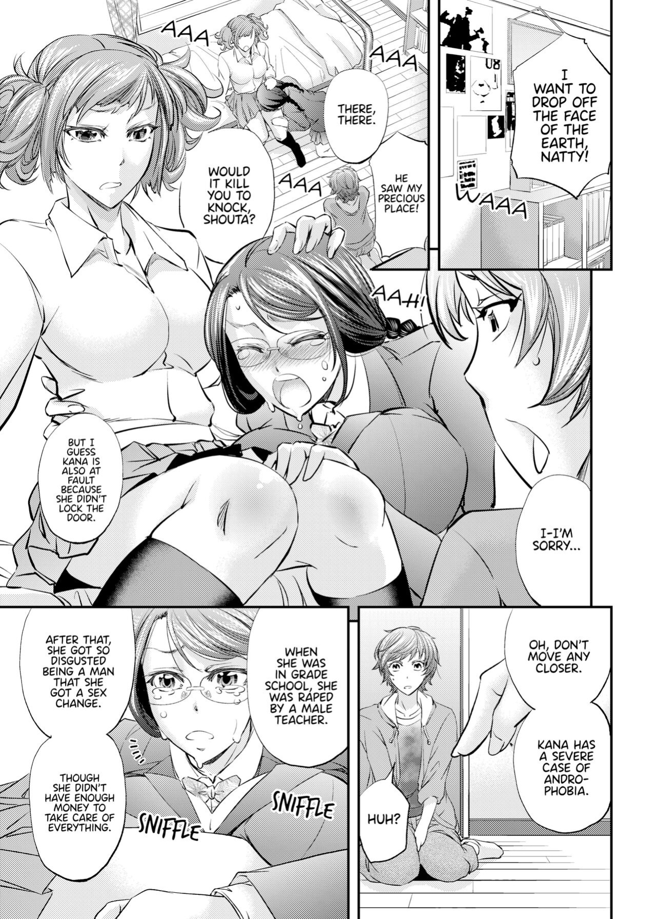 [Monji Koubou (Kikuichi Monji)] Feminized and Dominated by My Sister and Her Girlfriend