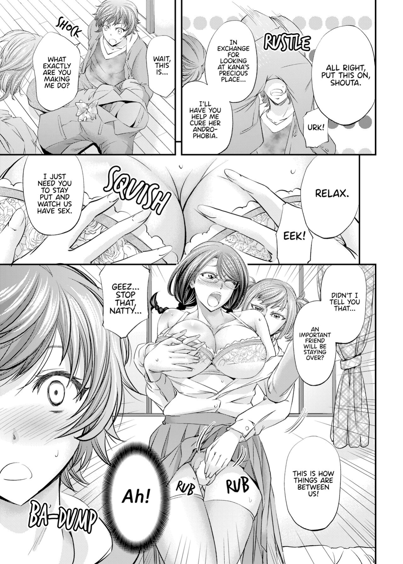 [Monji Koubou (Kikuichi Monji)] Feminized and Dominated by My Sister and Her Girlfriend