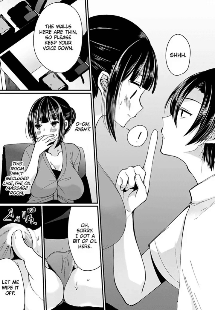 [Mareo] "Ikasaresugite Chousa Murii...!" Sennyuu! Uwasa no Kaikan Massage-ten 1-9 | I Came to Investigate but Now I Can't Stop Cumming 1-9