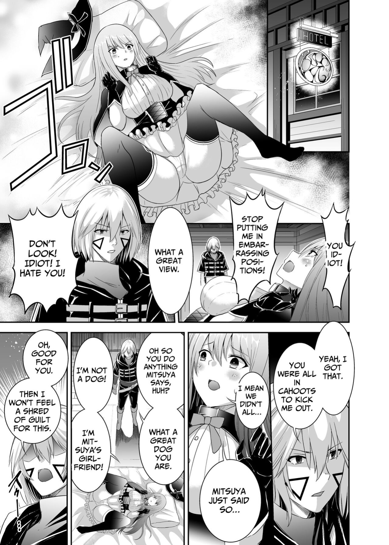 [Seika Kairaku Shoten (Eltoria, Takeshi Rivers, Mutsukidou)] Tsuihou Tamer no NTR Fukushuudan | NTR Revenge of the Banished Tamer [Kabedon]