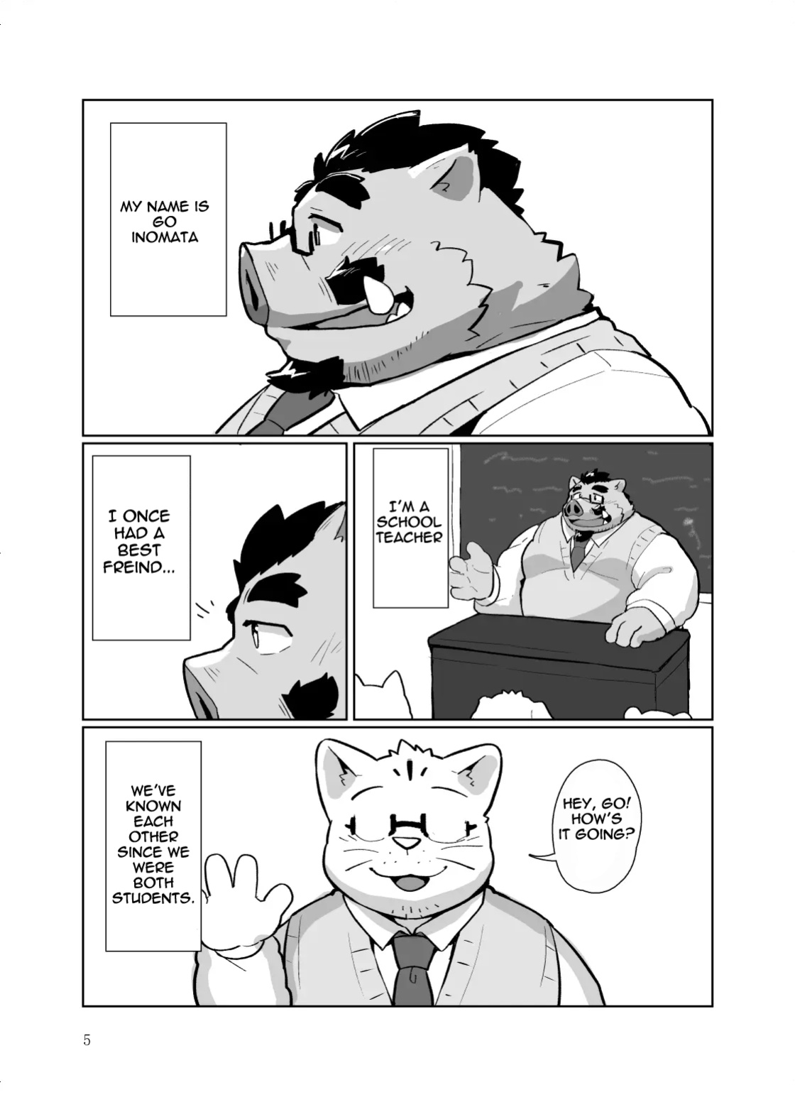 [Kyouretsu Hiyougeka (Beat-kun)] Roshutsu Hentai Dosukebear Vol.2| Exhibitionist Pervert Dosukebear Vol.2 [The_Masked_Kemoner]