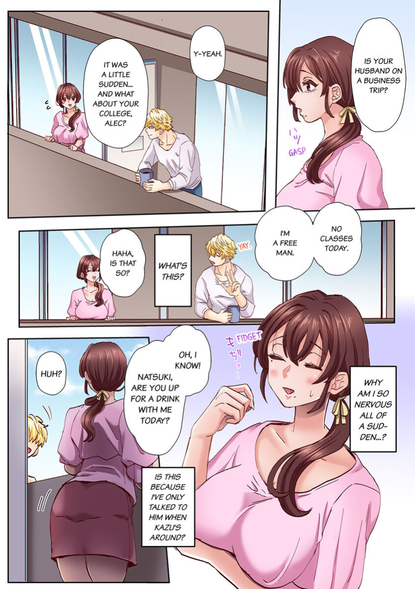 [Azumaya Manju] "Okusan no Ana, Ore no de Fusai de Agemasu ne?" Yokkyuu Fuman na Hitozuma ga Rinjin Ryuugakusei no XL Chinpo ni Ochiru made... 1-9 | An XXL Dick to Satisfy a Married Woman 1-9 (Complete)