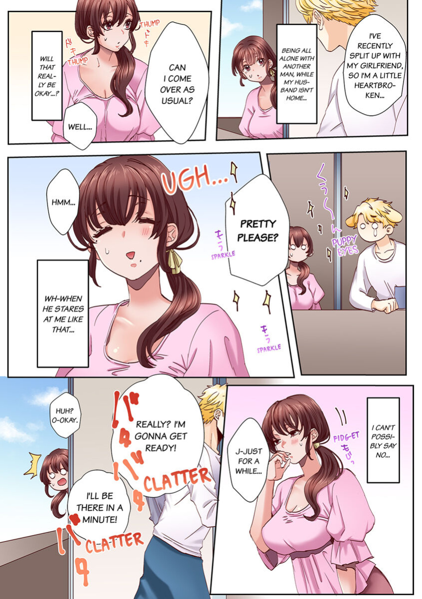 [Azumaya Manju] "Okusan no Ana, Ore no de Fusai de Agemasu ne?" Yokkyuu Fuman na Hitozuma ga Rinjin Ryuugakusei no XL Chinpo ni Ochiru made... 1-9 | An XXL Dick to Satisfy a Married Woman 1-9 (Complete)