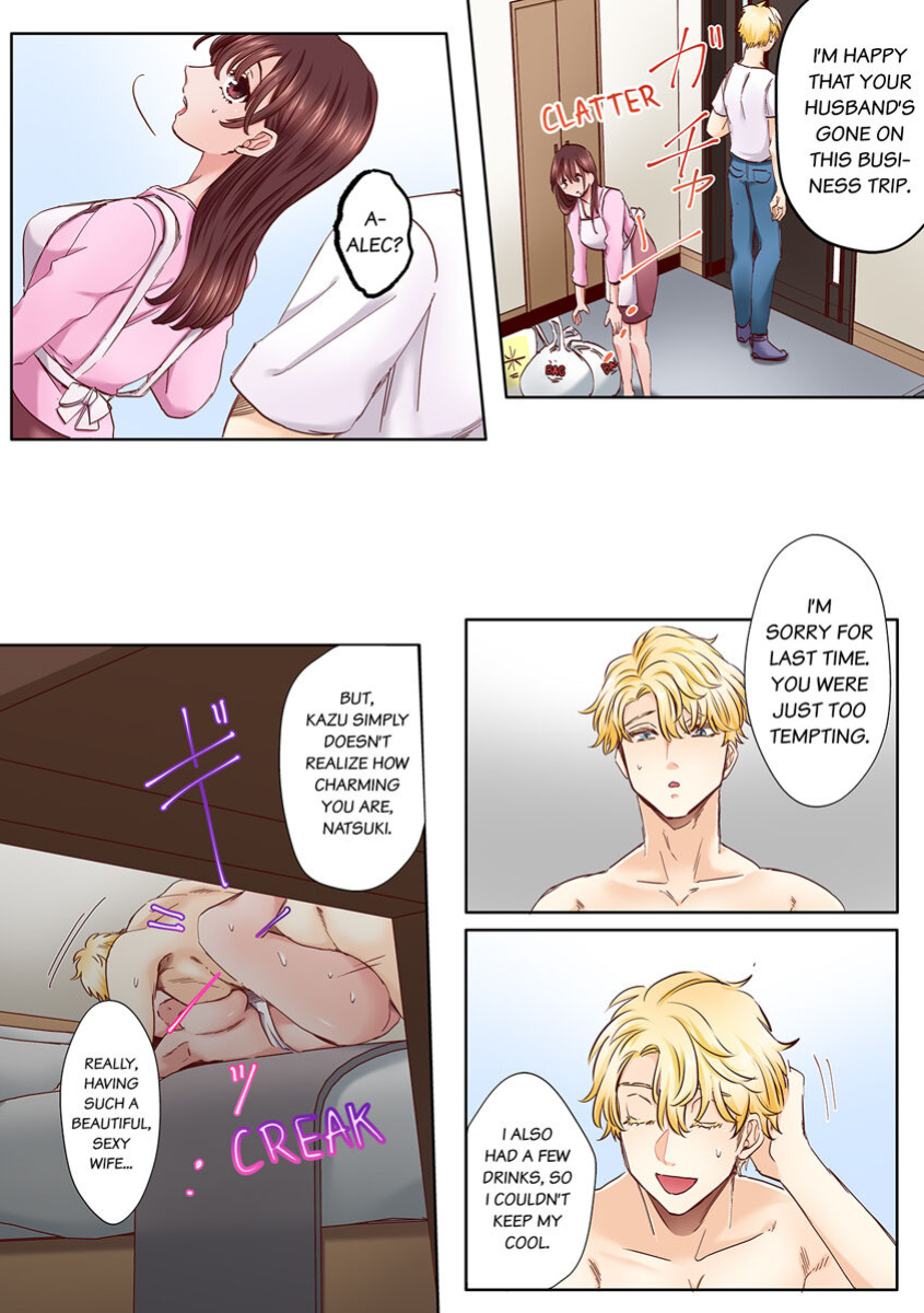[Azumaya Manju] "Okusan no Ana, Ore no de Fusai de Agemasu ne?" Yokkyuu Fuman na Hitozuma ga Rinjin Ryuugakusei no XL Chinpo ni Ochiru made... 1-9 | An XXL Dick to Satisfy a Married Woman 1-9 (Complete)