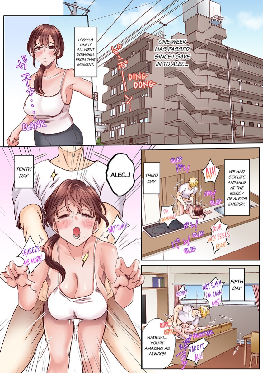 [Azumaya Manju] "Okusan no Ana, Ore no de Fusai de Agemasu ne?" Yokkyuu Fuman na Hitozuma ga Rinjin Ryuugakusei no XL Chinpo ni Ochiru made... 1-9 | An XXL Dick to Satisfy a Married Woman 1-9 (Complete)