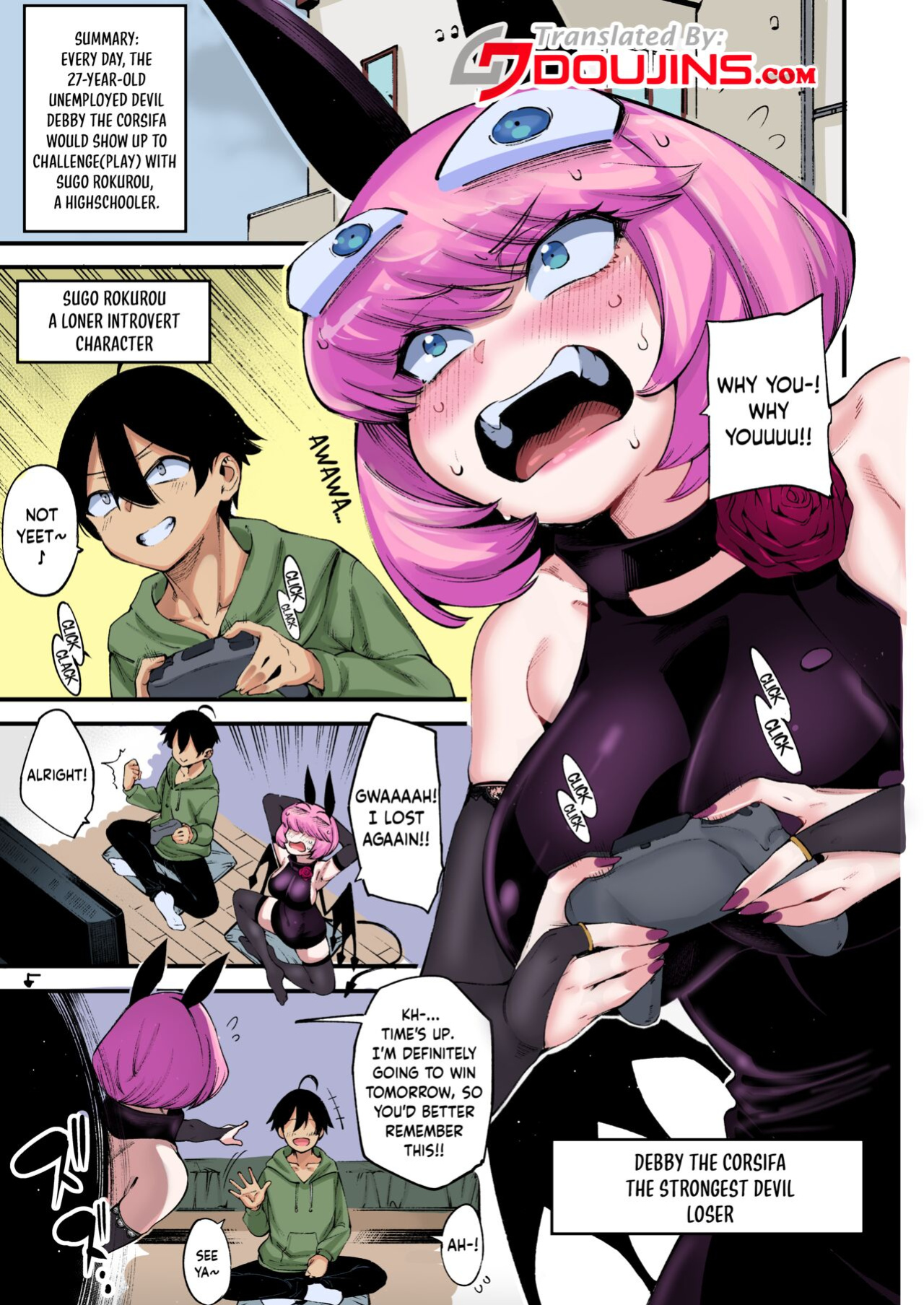 [Sourou Yarou A-Team (Tarakan)] Gome Debby Shadowo Hen (Debby the Corsifa wa Makezugirai) [Colorized]