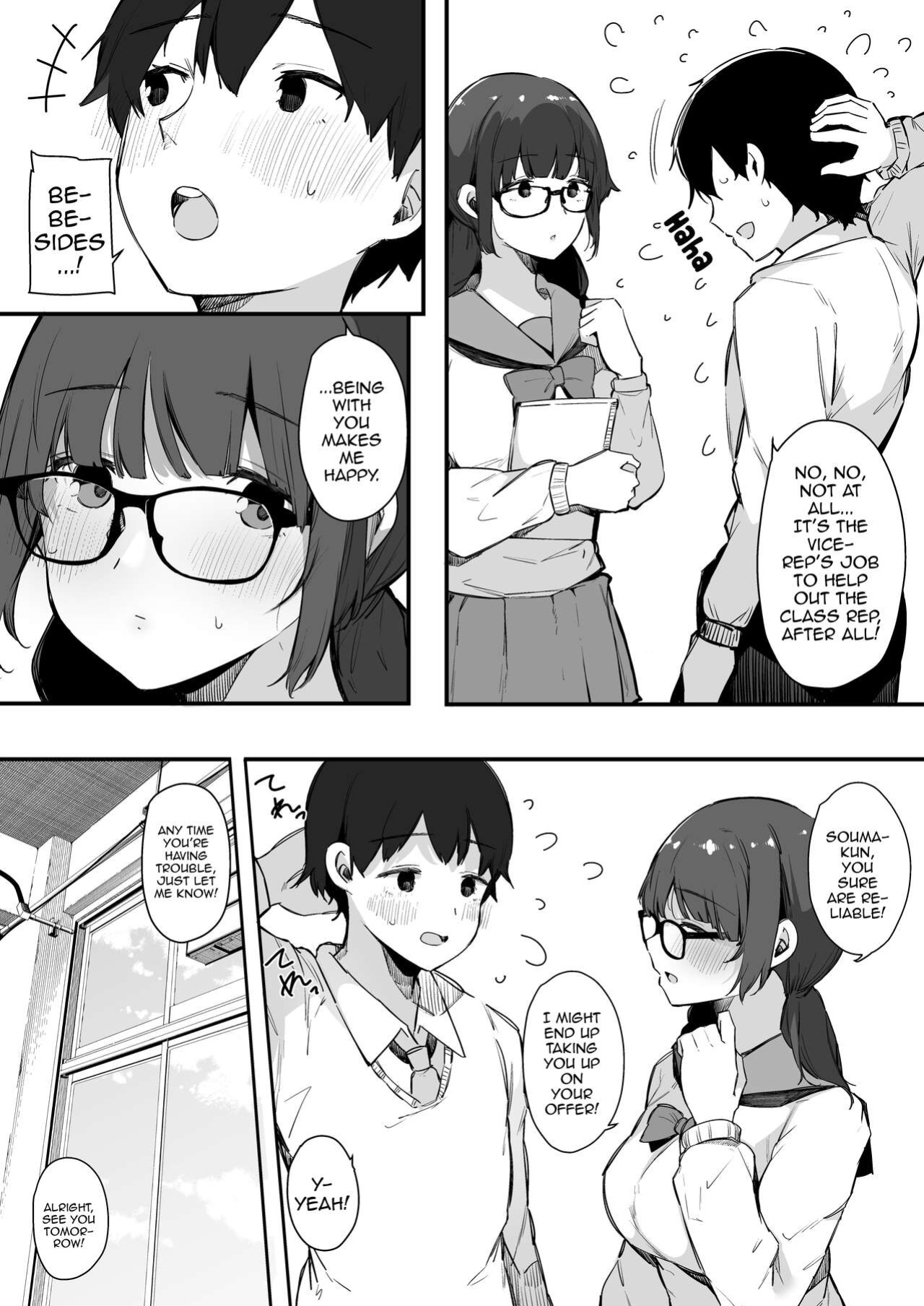 [Blossom Sphere (Sakurayu Hal)] Seiyoku Tsuyome no Kareshi Mochi Iinchou ga Otosareru made. | Until The Boyfriend-Having Class President With A Strong Sexual Appetite Falls