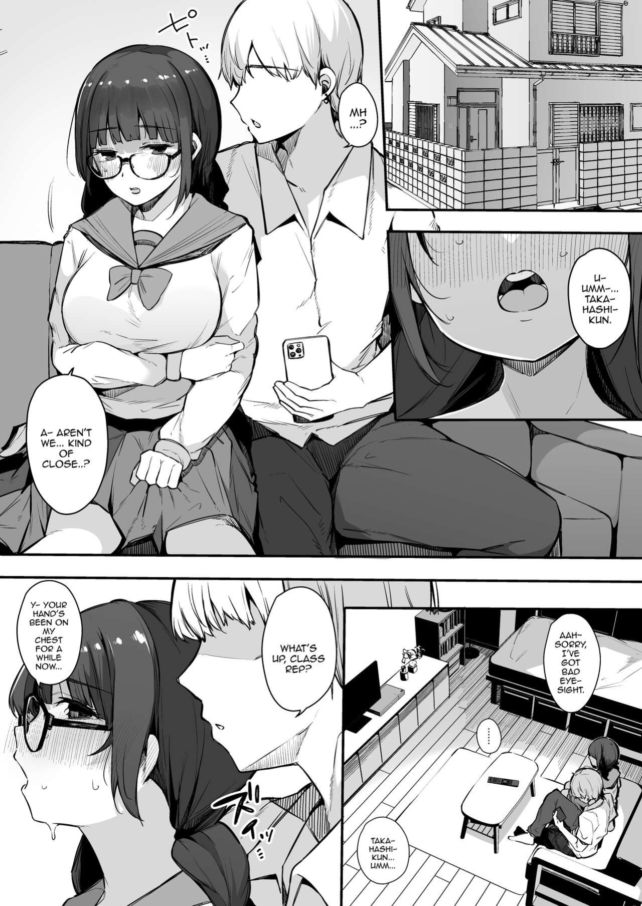 [Blossom Sphere (Sakurayu Hal)] Seiyoku Tsuyome no Kareshi Mochi Iinchou ga Otosareru made. | Until The Boyfriend-Having Class President With A Strong Sexual Appetite Falls