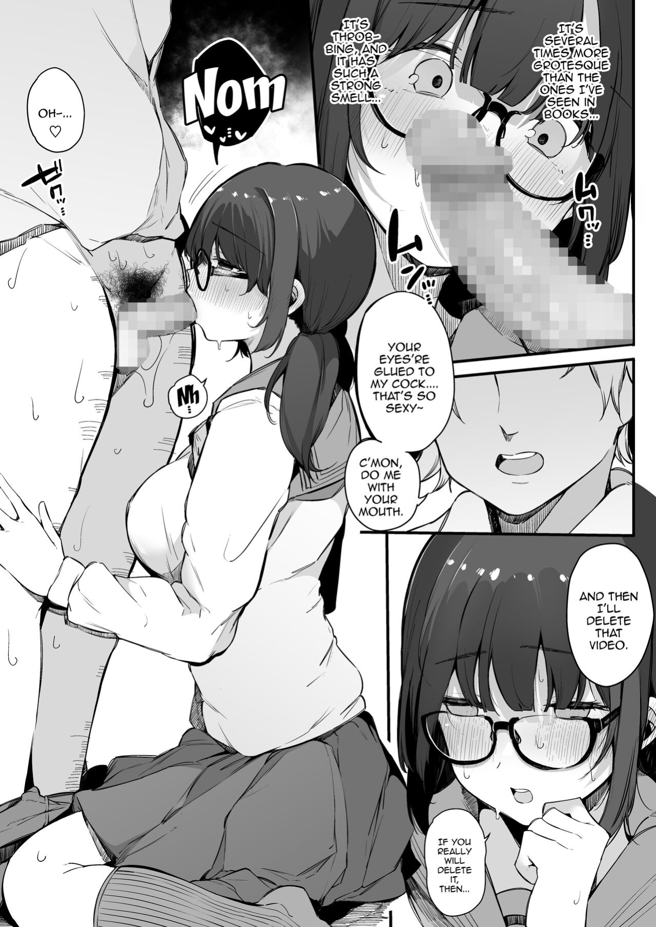 [Blossom Sphere (Sakurayu Hal)] Seiyoku Tsuyome no Kareshi Mochi Iinchou ga Otosareru made. | Until The Boyfriend-Having Class President With A Strong Sexual Appetite Falls