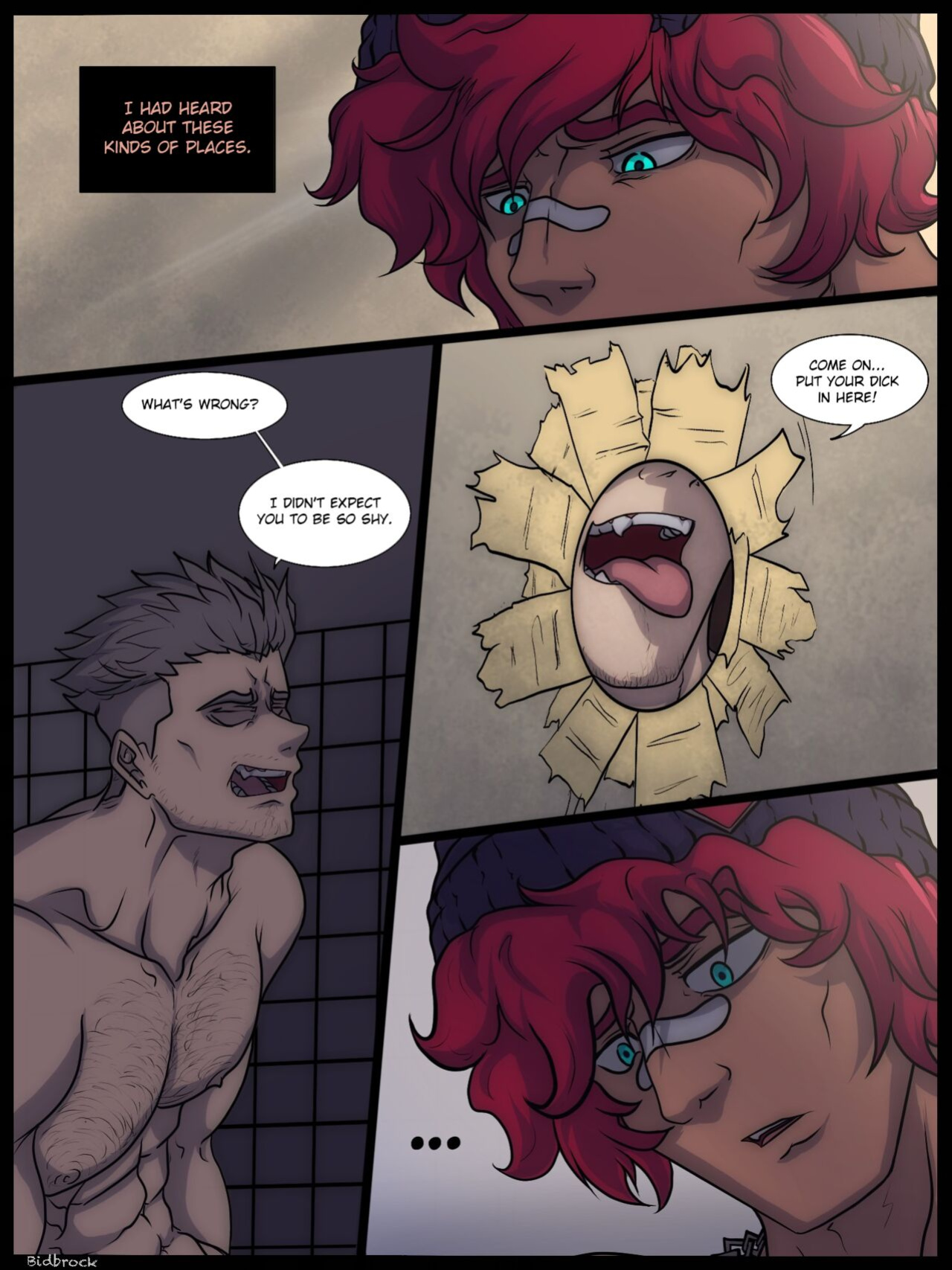 [Bidbrock] Mi Primer Glorihole | My First Gloryhole