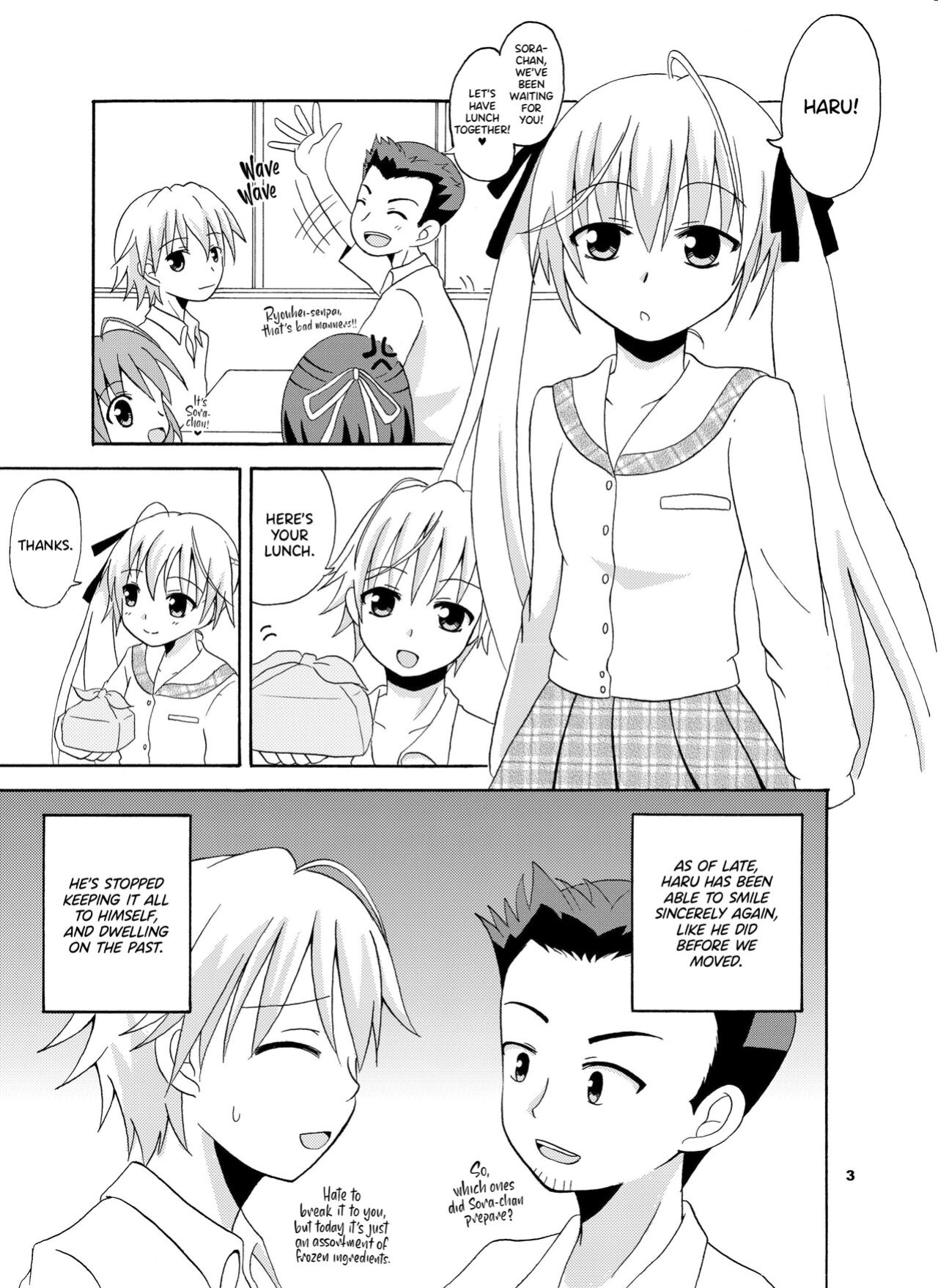 [Nekomanma (Kiyokiba Miyo)] Sora Ai | Love Sora (Yosuga no Sora) [TRJR]